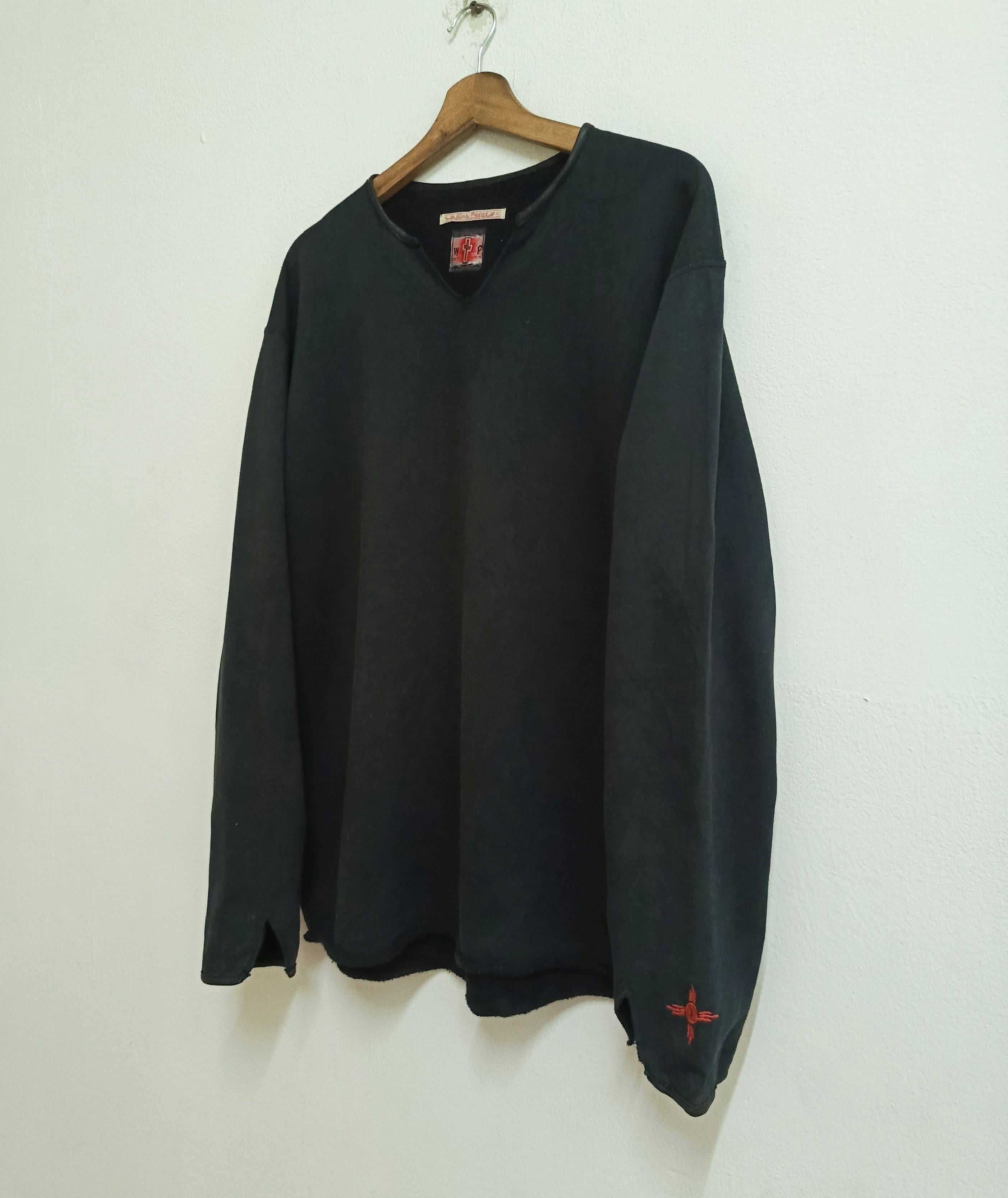 Japanese Brand Two Moon 'WarPaint' Deer Skin Trim - Sweat cotton Size US M / EU 48-50 / 2 - 2 Thumbnail