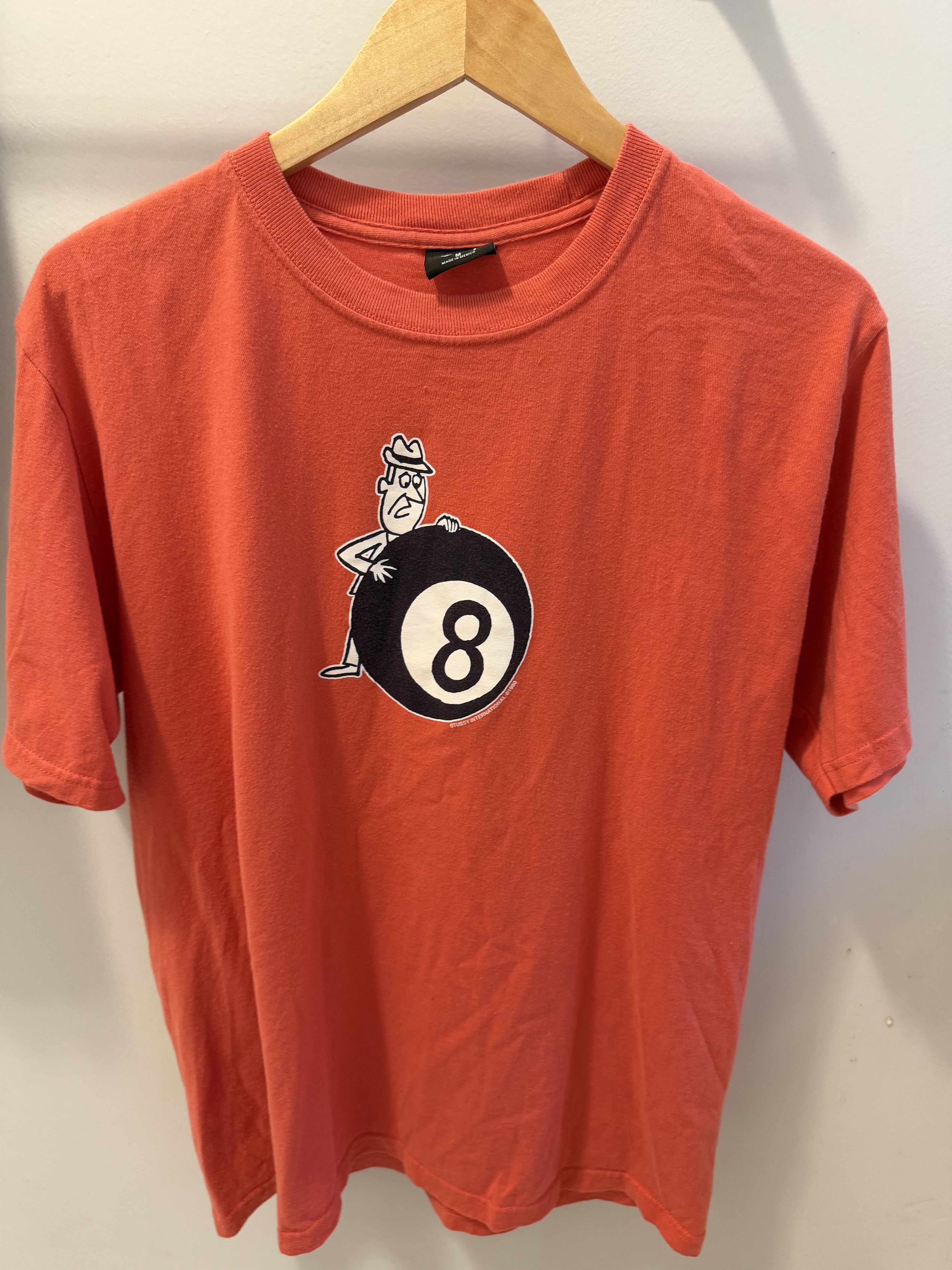 Stussy Stüssy 8-Ball Graphic Tee | Red | Classic Archive Design Size US M / EU 48-50 / 2 - 1 Thumbnail