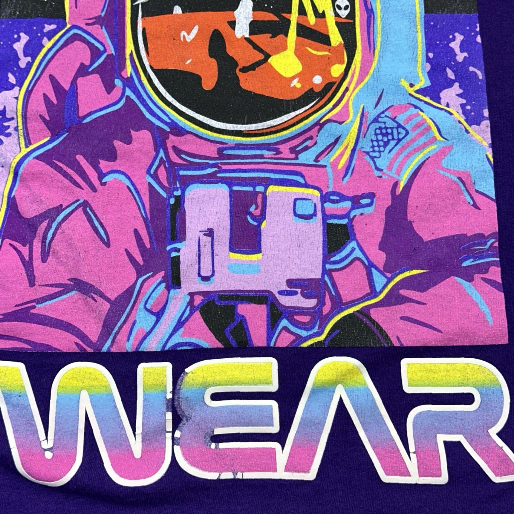 Rocawear Rocawear Shirt Mens Large Purple Spaceman Astronaut Graphic Hip Hop Skate Y2K Size US L / EU 52-54 / 3 - 3 Thumbnail