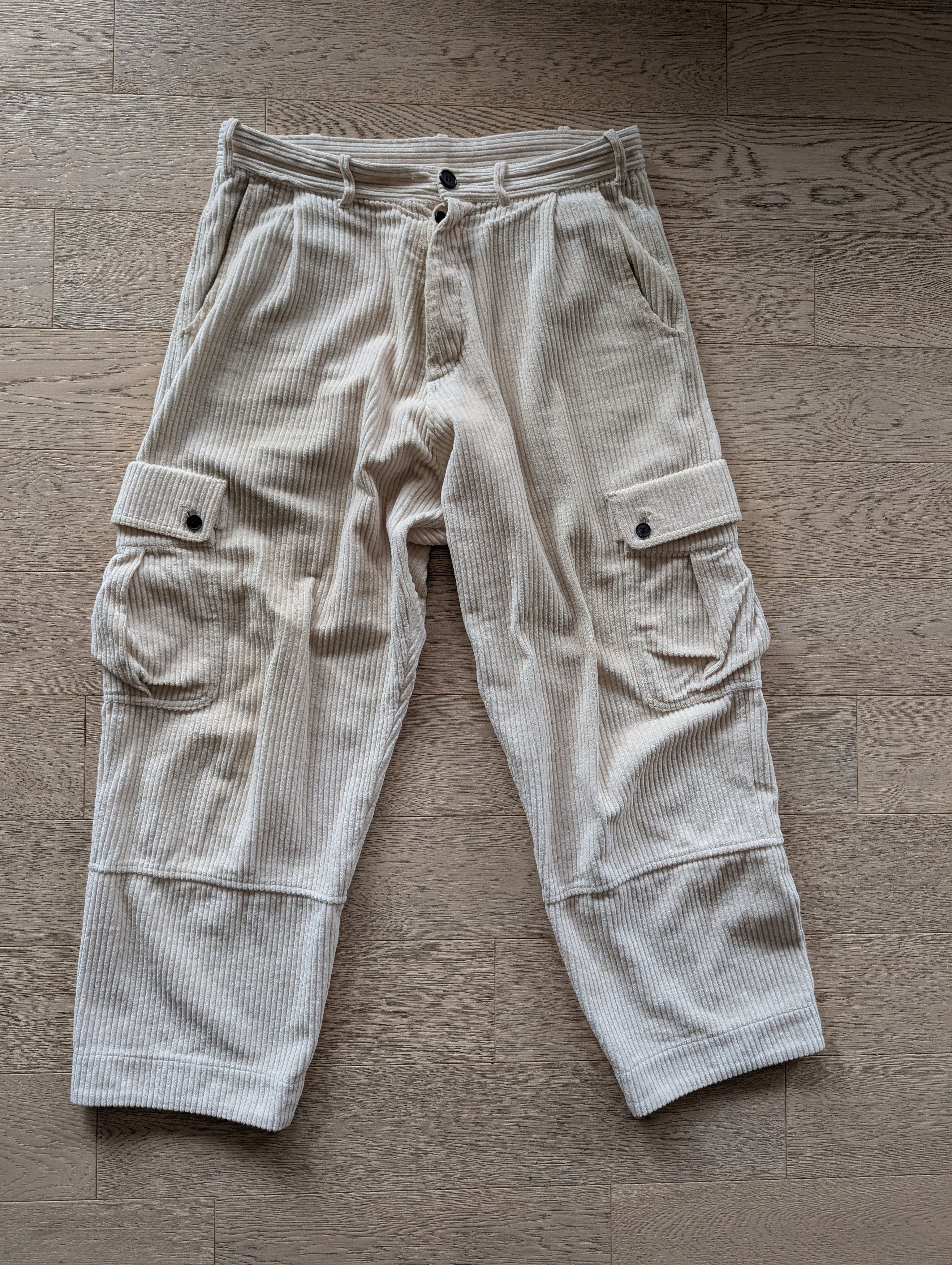 Jan Jan Van Essche O Project cotton corduroy cargo pants Size US 32 / EU 48 - 1 Thumbnail