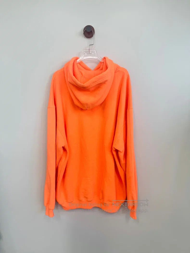 Balenciaga Balenciaga Orange hooded long-sleeve sweater with seven-co Size US M / EU 48-50 / 2 - 2 Thumbnail