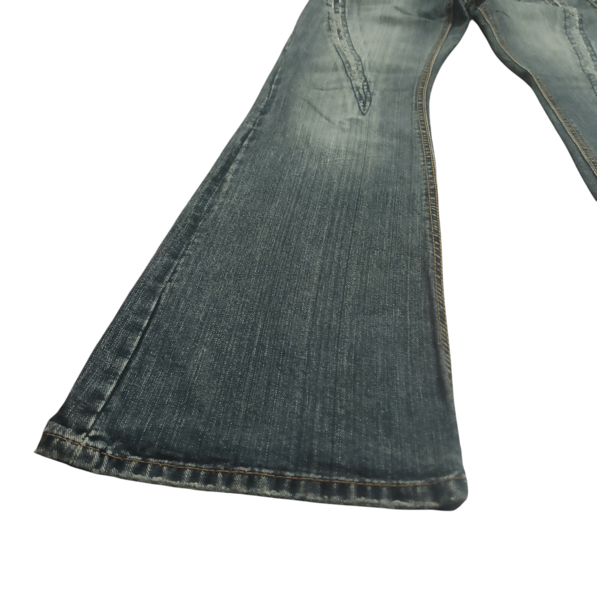 Undercover Rare!!! Japanese Custom Culture Bootcut Flare Jeans Size US 31 - 16 Thumbnail