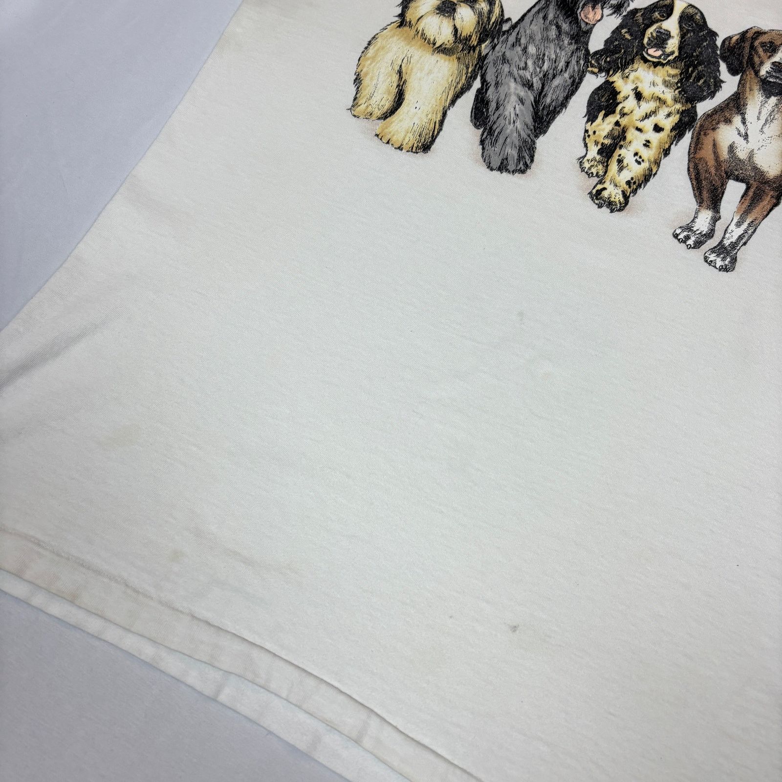 Vintage Vintage Dog Double Sided T Shirt Men's Large Puppy Butts Size US L / EU 52-54 / 3 - 11 Thumbnail