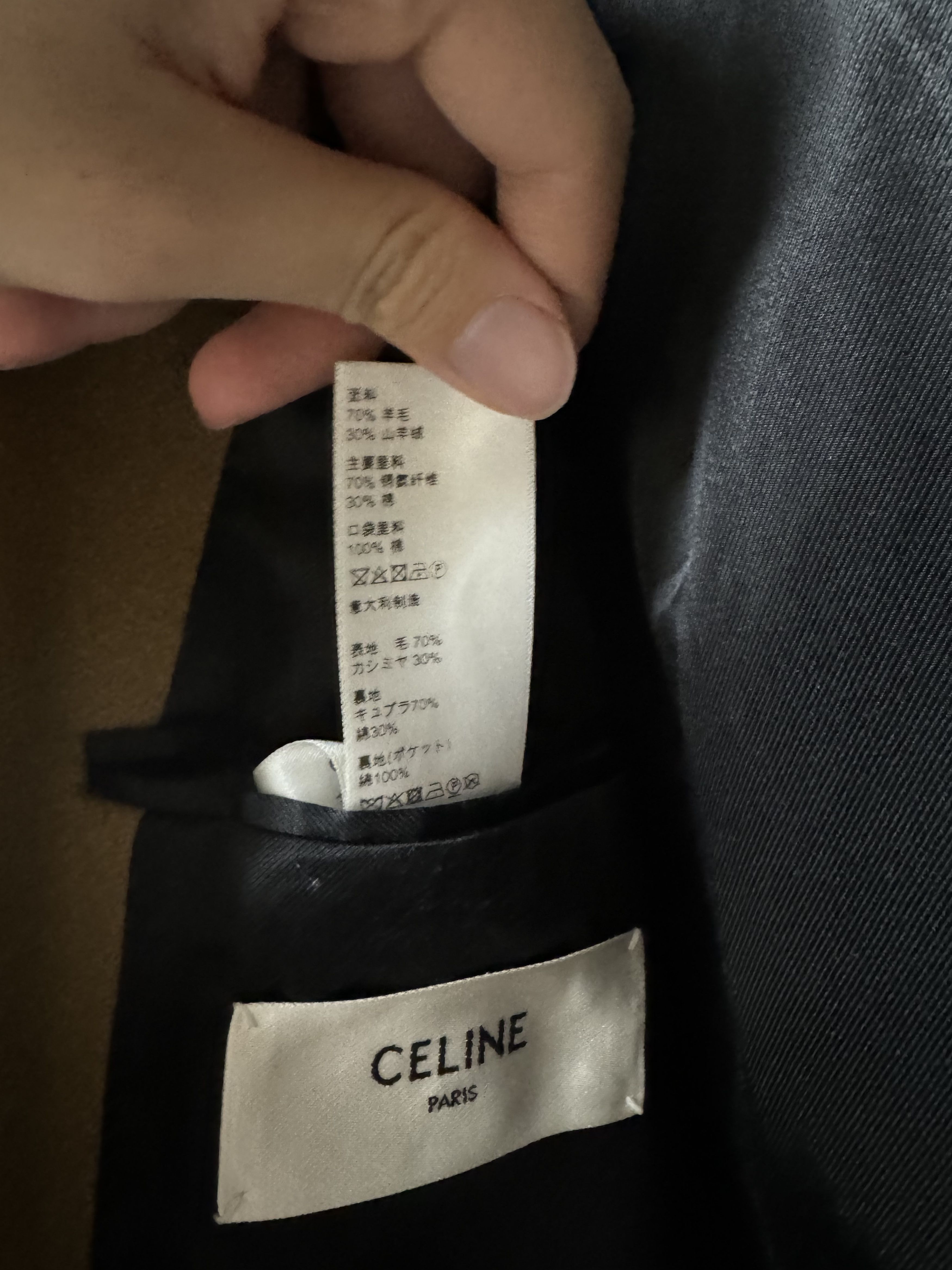 Celine FW19 Double Breasted Chesterfield Coat Size US S / EU 44-46 / 1 - 7 Thumbnail
