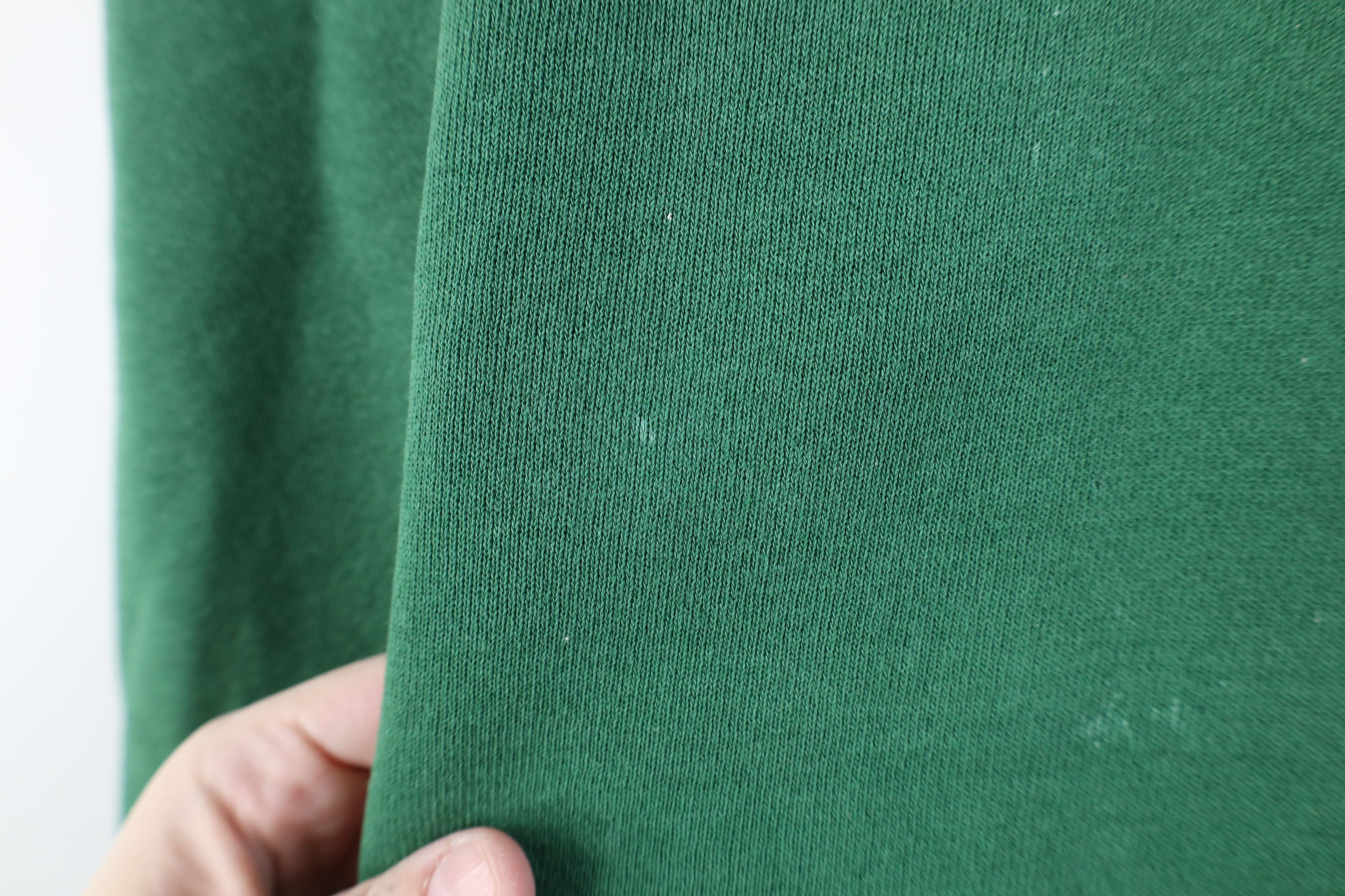 Vintage Vintage 90s Streetwear Blank Crewneck Sweatshirt Green Size US L / EU 52-54 / 3 - 6 Thumbnail