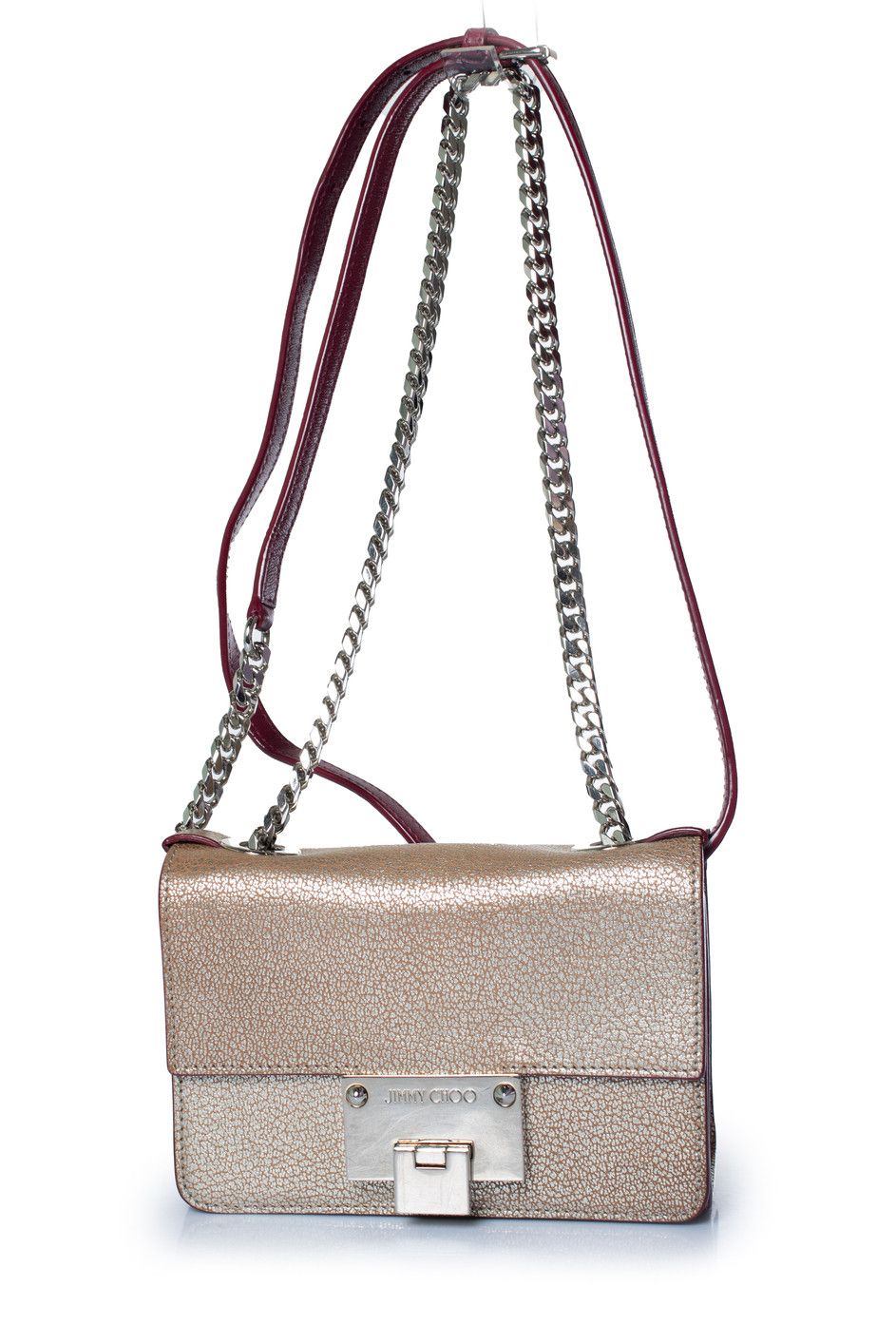 Jimmy Choo Jimmy Choo, Rebel crossbody rose leather bag Size ONE SIZE - 2 Thumbnail