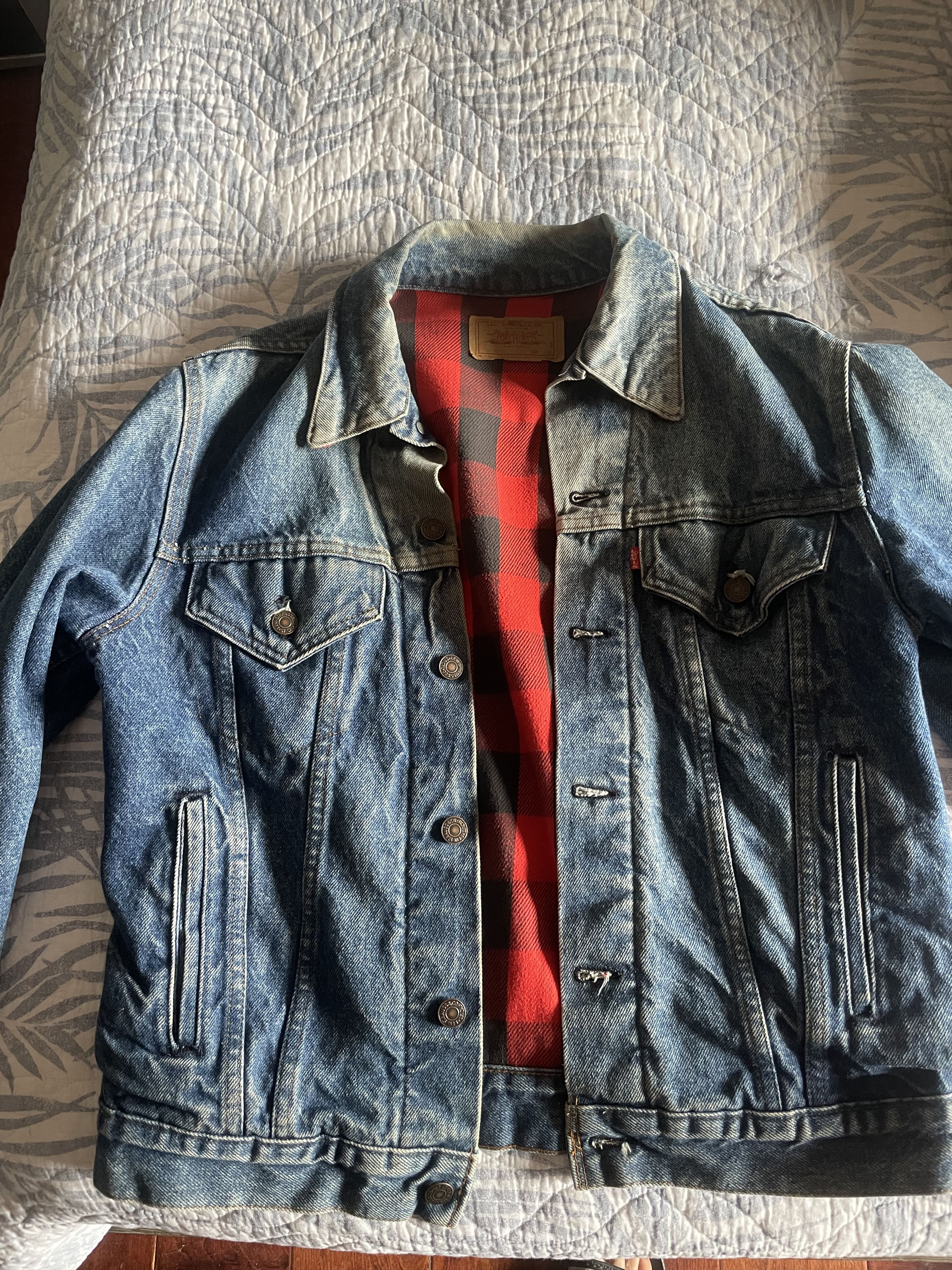 Levi's Vintage Clothing 80s Levis denim jacket lined Size US M / EU 48-50 / 2 - 1 Thumbnail