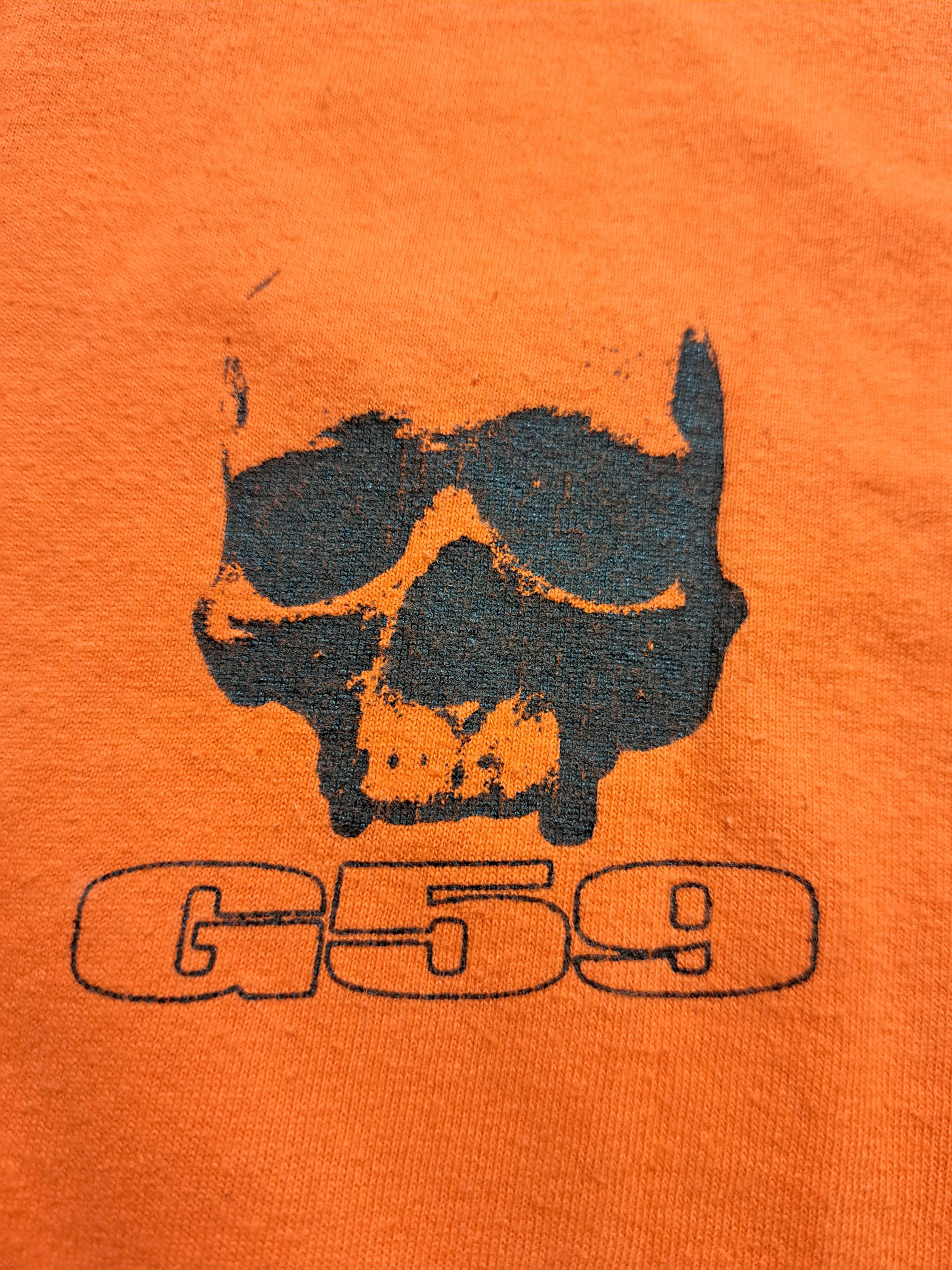 G59 Records G59 logo tee(orange) Size US L / EU 52-54 / 3 - 2 Thumbnail