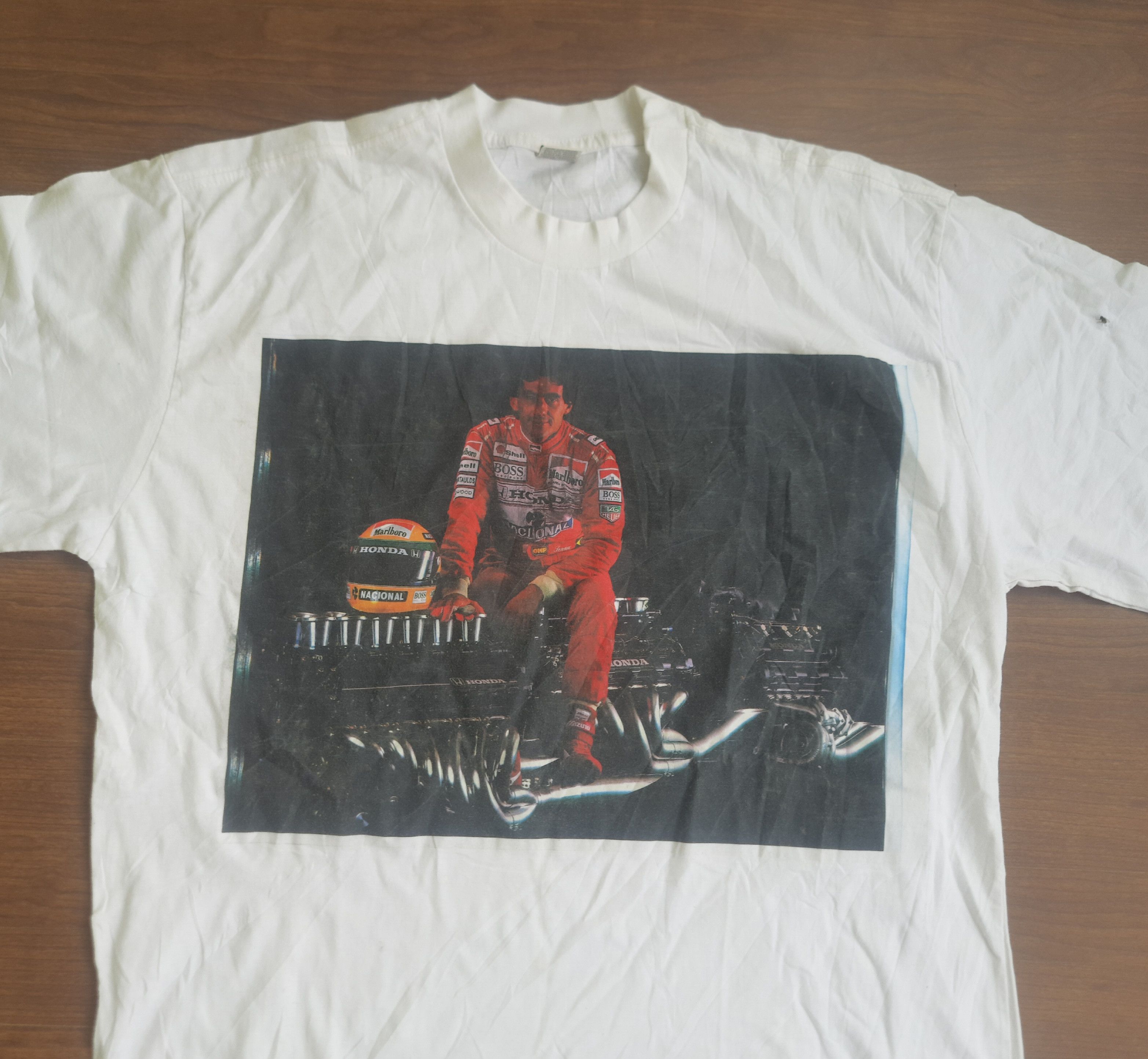 Formula 1 Aryton Senna Memorial Tshirt Size US M / EU 48-50 / 2 - 3 Thumbnail