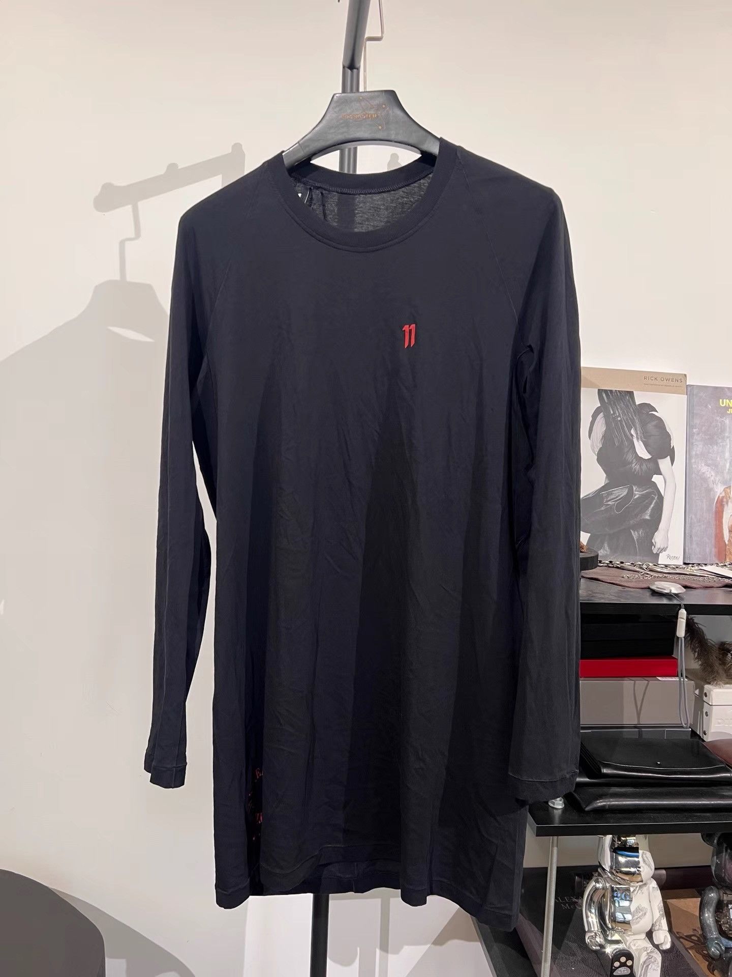 11 By Boris Bidjan Saberi 11by BBS LS3 Text Print Long Sleeve K35 Size US L / EU 52-54 / 3 - 2 Thumbnail