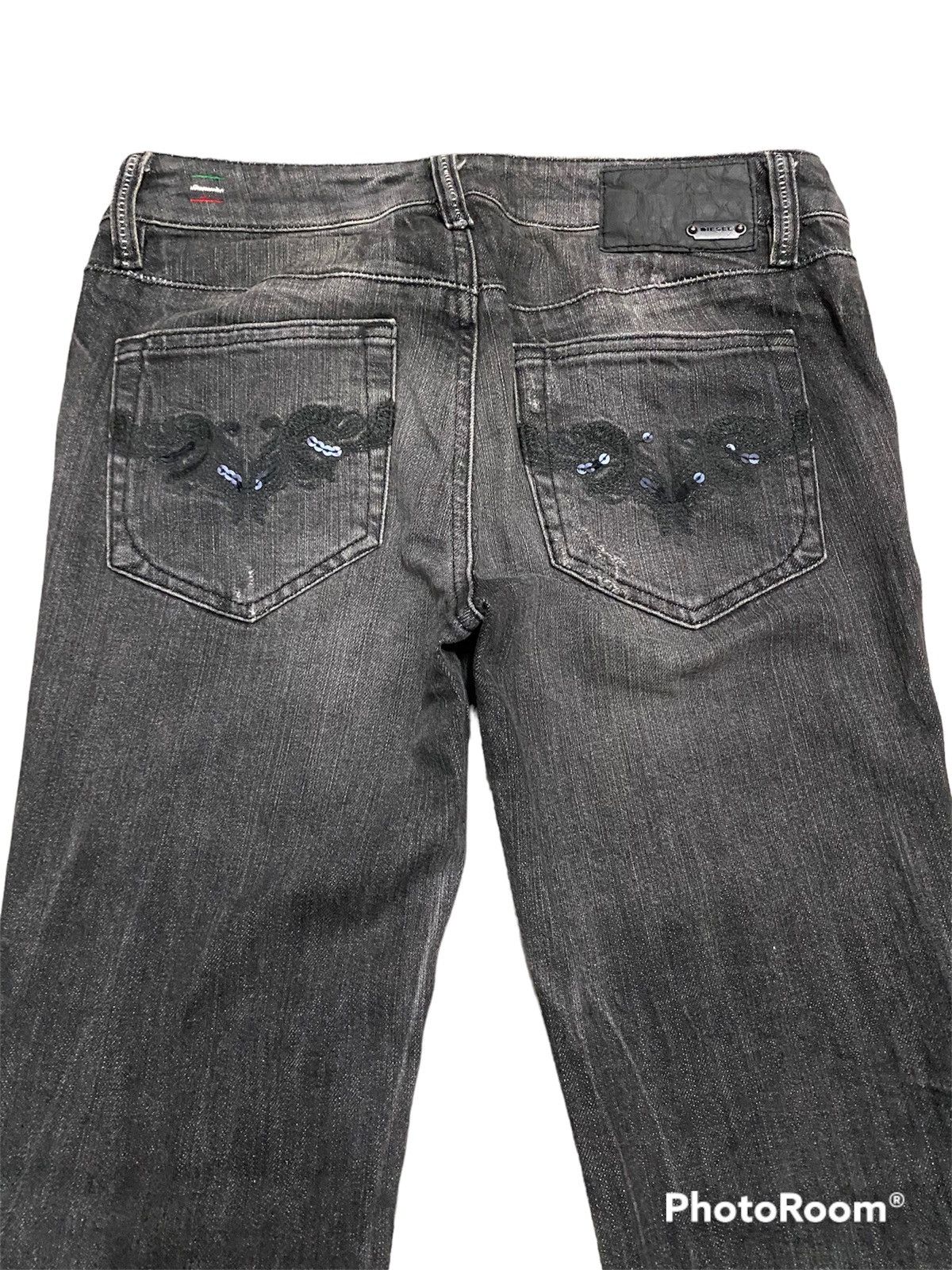 Diesel × Hysteric Glamour × Tornado Mart Diesel Cuddy Stretch Black Wash Made in Italy Size US 29 - 13 Thumbnail