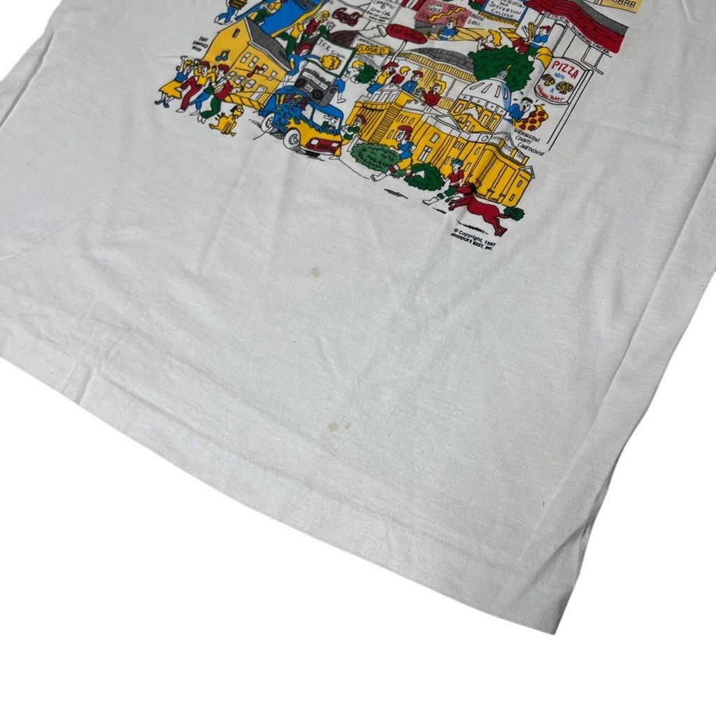Vintage Vintage 90s Washington Pennsylvania Cartoon Tourist Shirt XL Size US XL / EU 56 / 4 - 3 Thumbnail