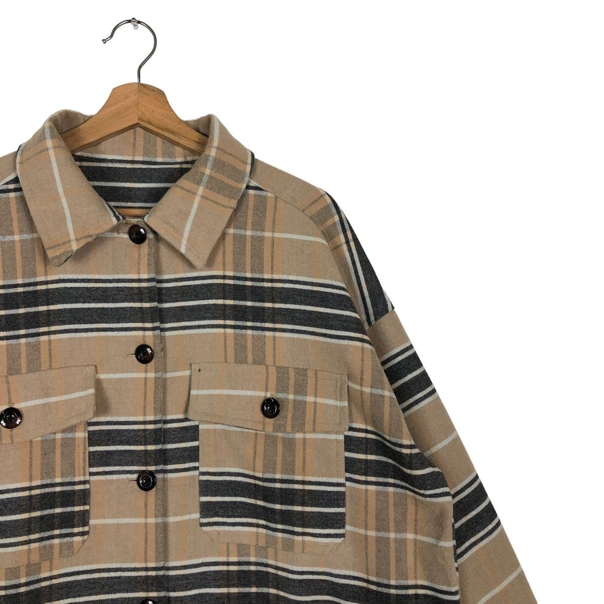 Flannel × Japanese Brand 🔥90’s Vintage Flannel Jacket Tartan Design GU Issey Miyake Size US XL / EU 56 / 4 - 8 Thumbnail