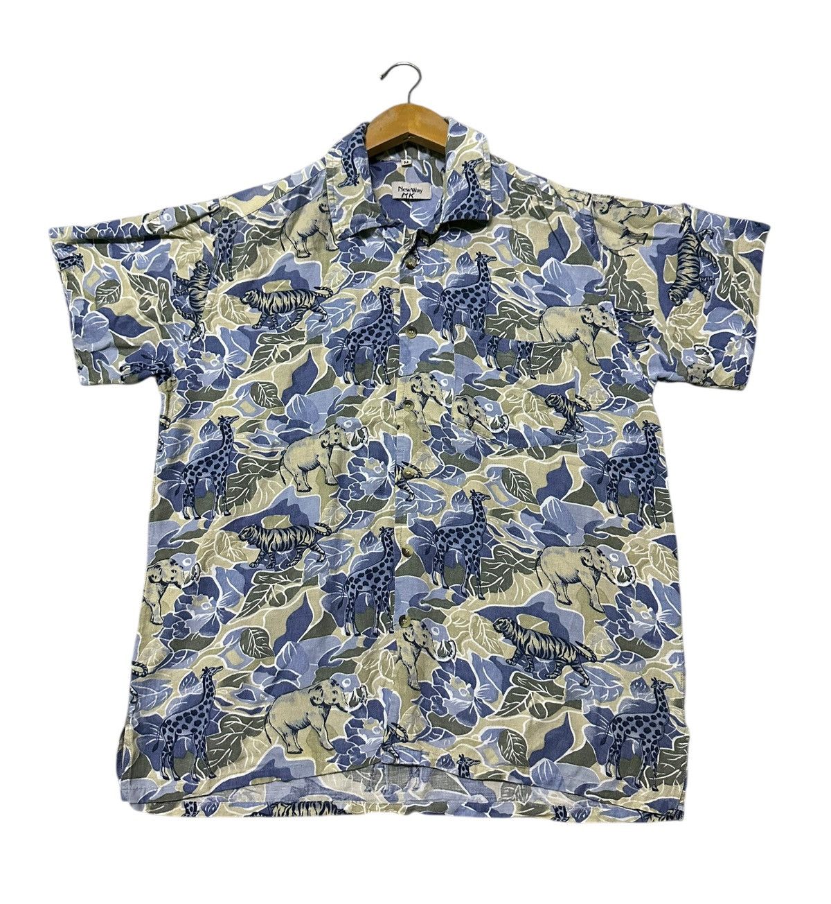 Japanese Brand Vintage new way hawaiian shirts with animal and floral print Size US M / EU 48-50 / 2 - 1 Thumbnail