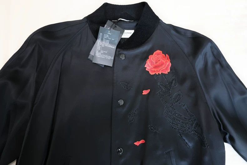 Saint Laurent Paris Saint Laurent Paris Flower silk jacket-2506 Size US M / EU 48-50 / 2 - 1 Thumbnail