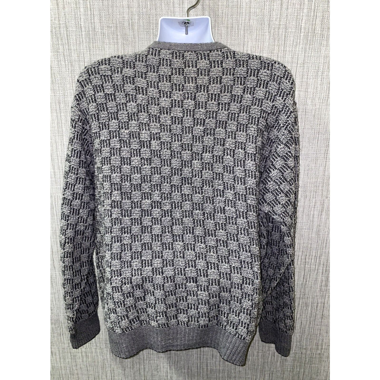 Vintage Mino Milano Mens Gray Italian Made Wool Blend Crewneck Sweater Size L Size US L / EU 52-54 / 3 - 4 Thumbnail