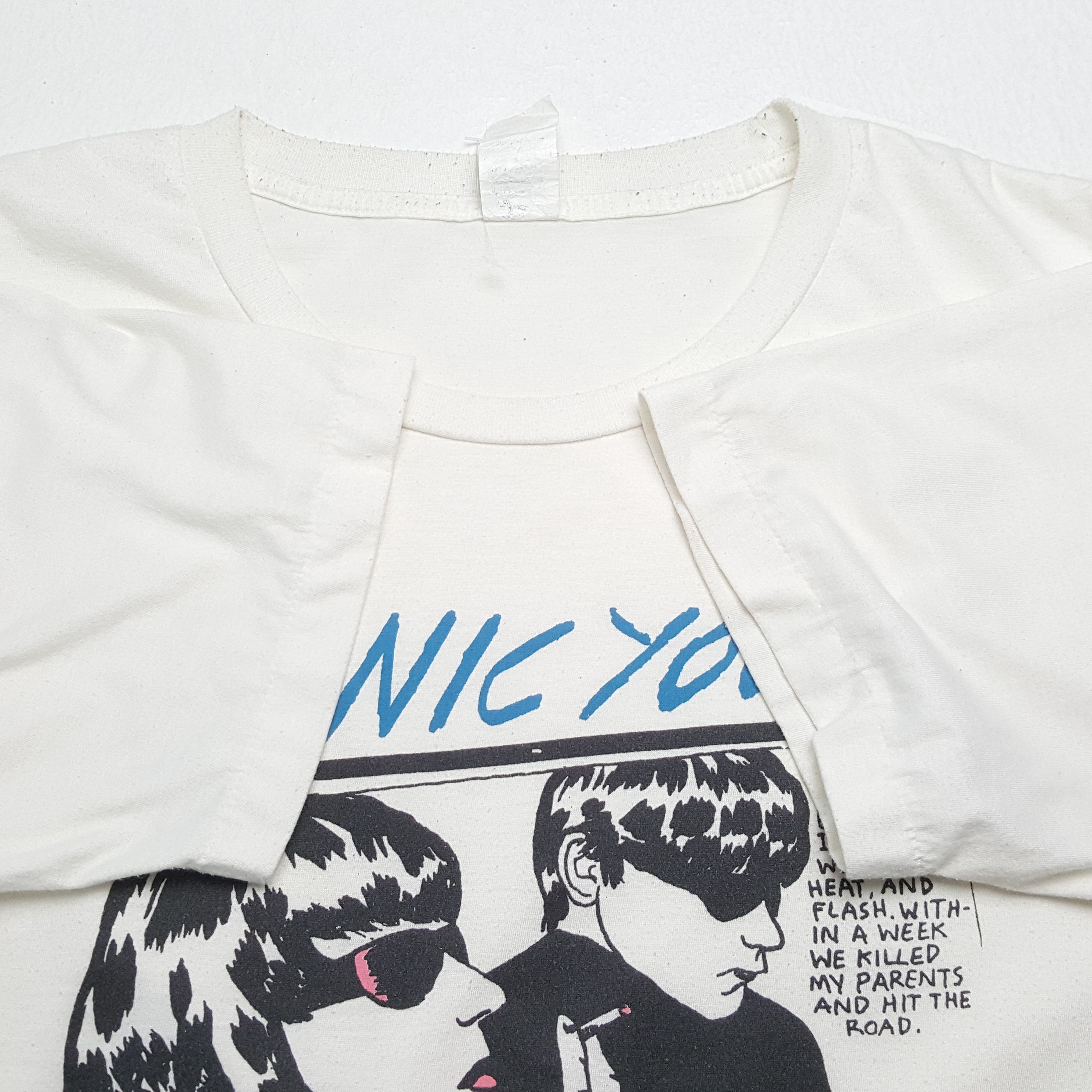 Band Tees × Vintage Vintage SONIC YOUTH American Rock Band T-Shirts Size US M / EU 48-50 / 2 - 5 Thumbnail