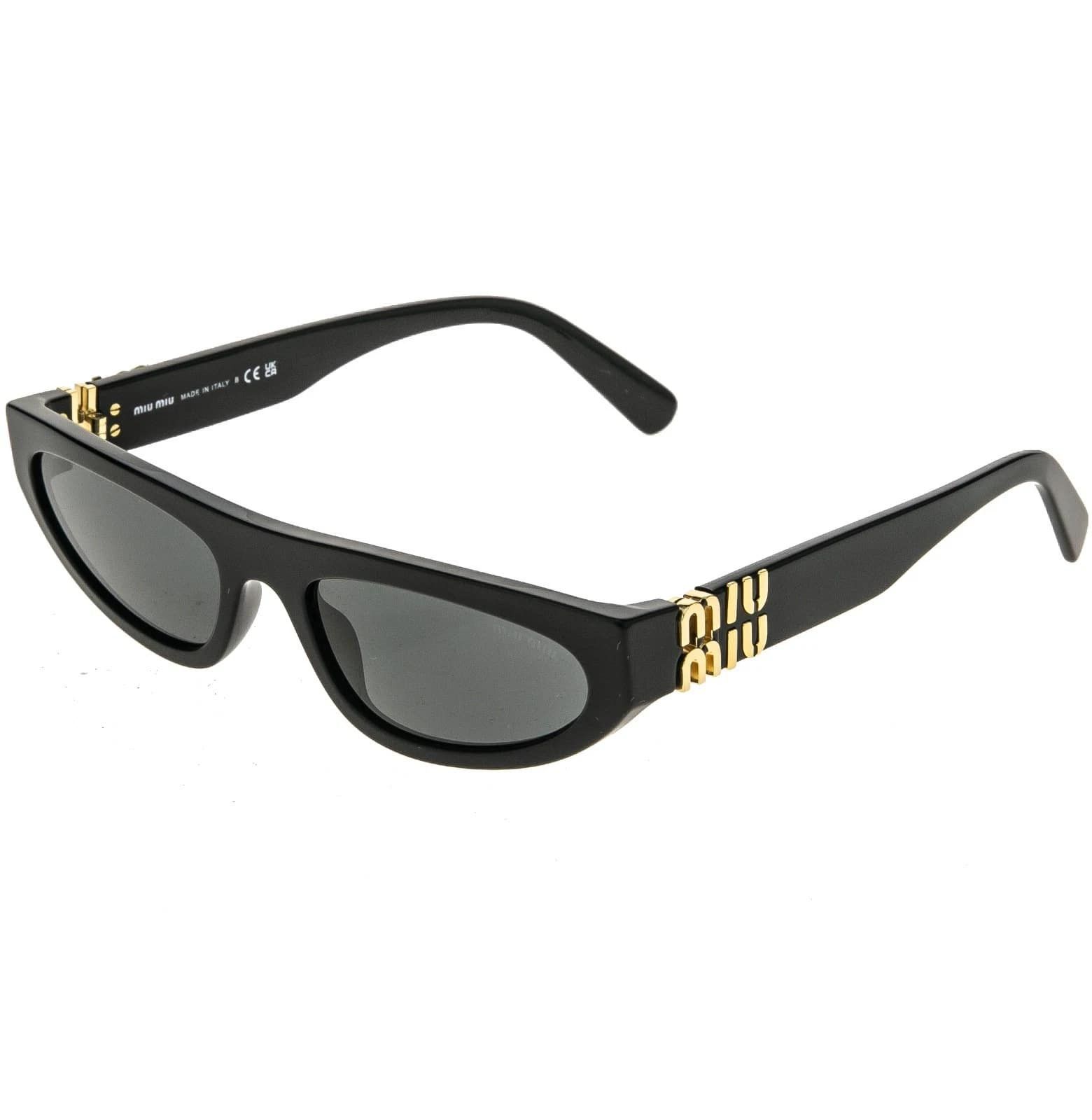 Miu Miu MIU MIU MU07ZS GLIPMSE LOGO 07Z Black Luxury Fashion Size ONE SIZE - 8 Thumbnail