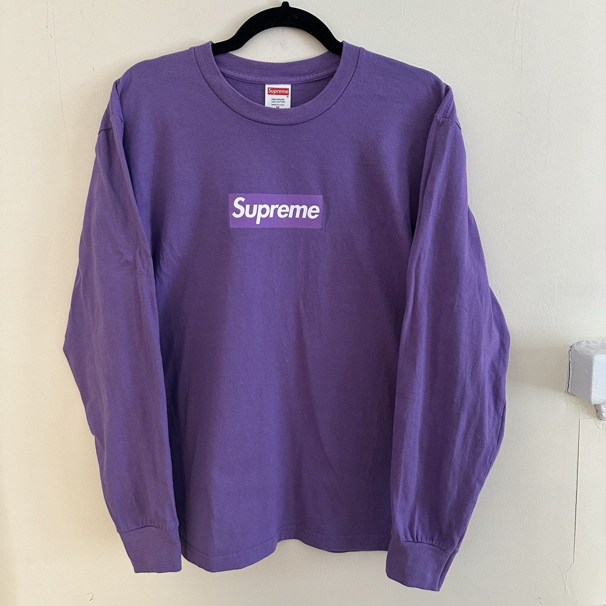 Supreme purple long sleeve online