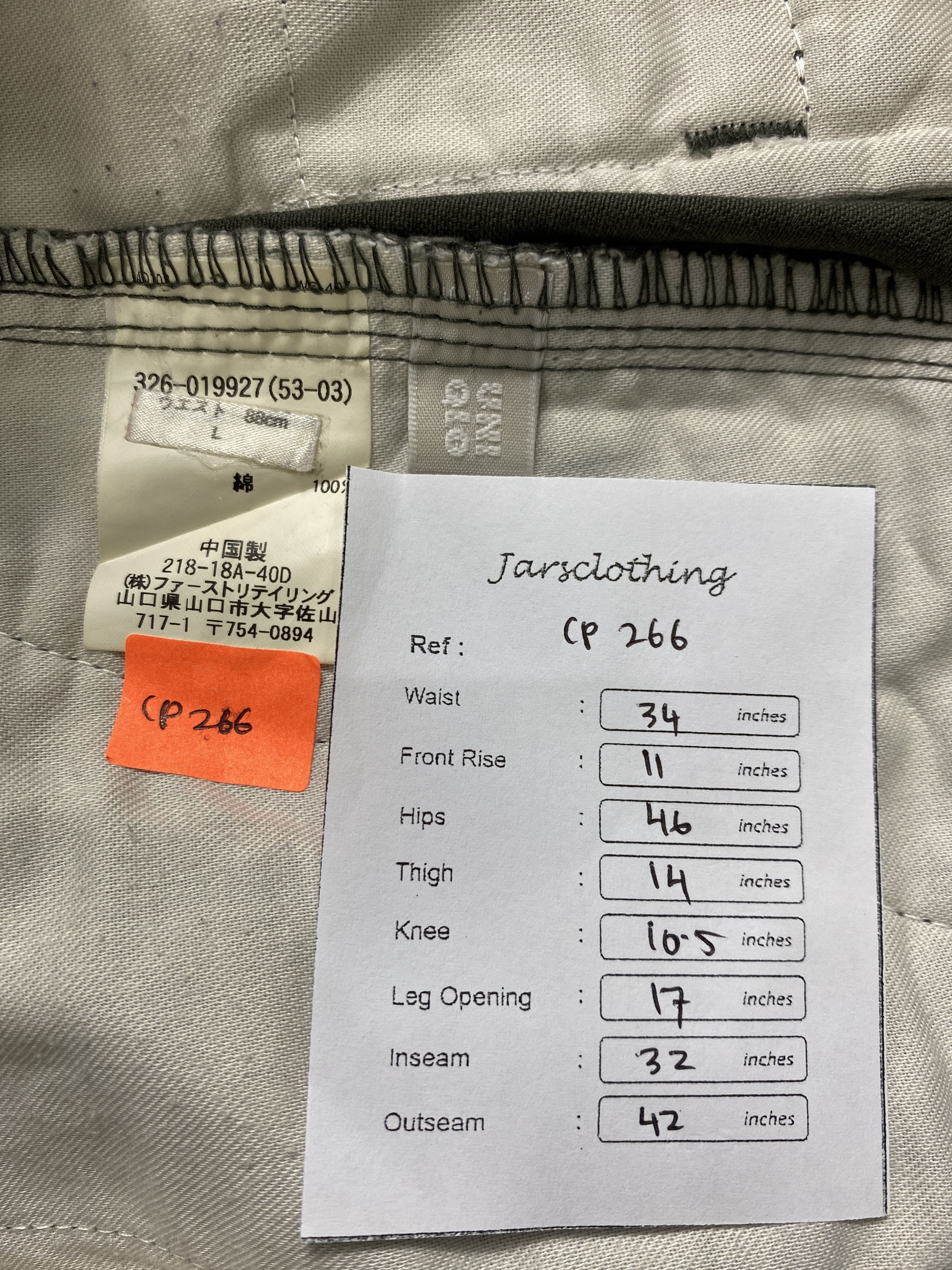 Japanese Brand Uniqlo Japanesse Cargo Sun Faded Pants -CP266 Size US 34 / EU 50 - 8 Thumbnail