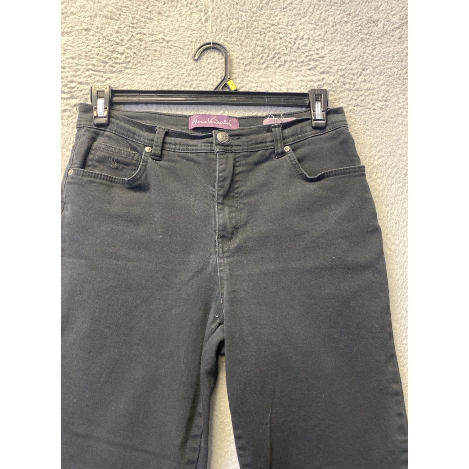 Gloria Vanderbilt Gloria Vanderbilt Jeans Ladies' 8 Amanda Denim Black Women Denim Jeans 28 Inseam 31 Waist Regular Size Type: Regular Womens Size 30" / US 8 / IT 44 - 2 Thumbnail