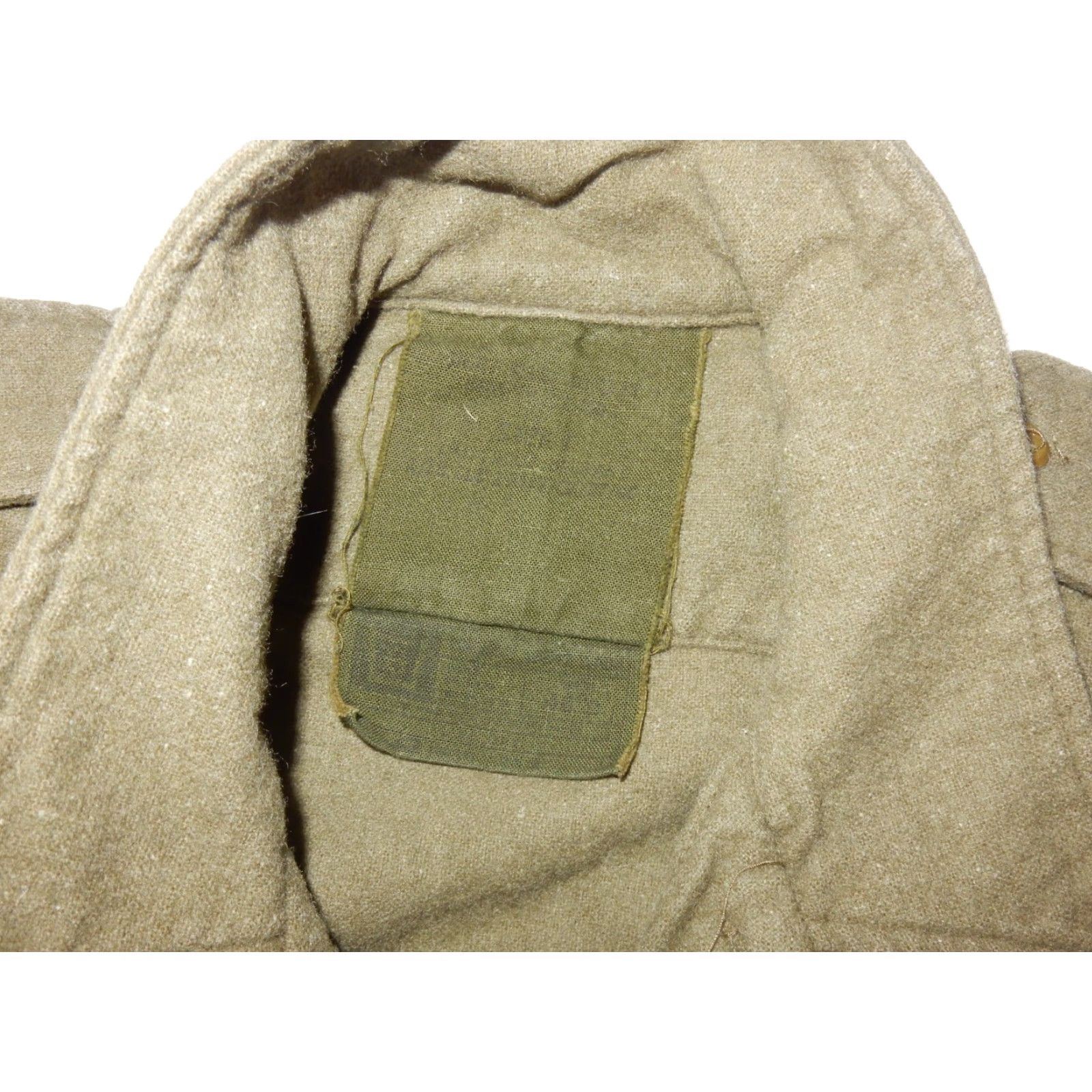 J.Crew VTG Men's Button-Up Shirt Size 14.5-30 Wool Military Green Long Sleeve JCrew Solid Everyday Wear Mens Size US S / EU 44-46 / 1 - 5 Thumbnail