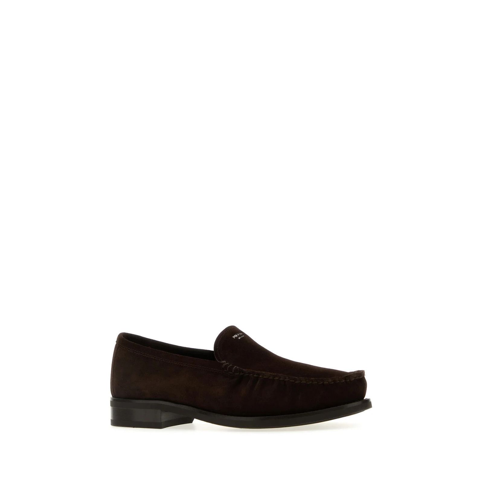 Prada PRADA Dark Brown Suede Loafers New And Authentic (Men's size Size US 8.5 / EU 41-42 - 2 Thumbnail