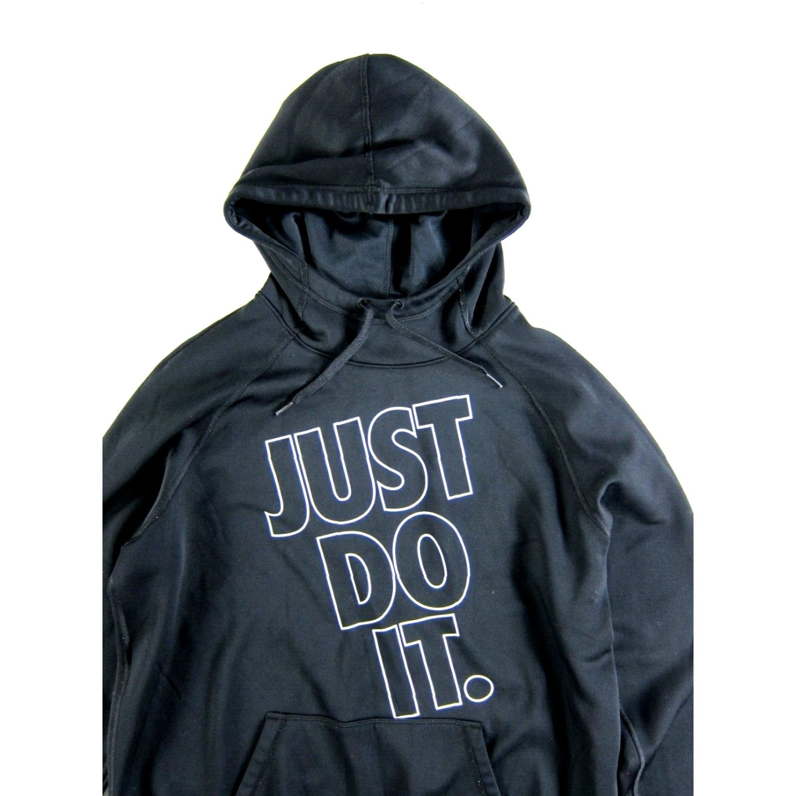 Nike Nike Just Do It Black Logo Hooded Sweatshirt Men Large Size US L / EU 52-54 / 3 - 4 Thumbnail