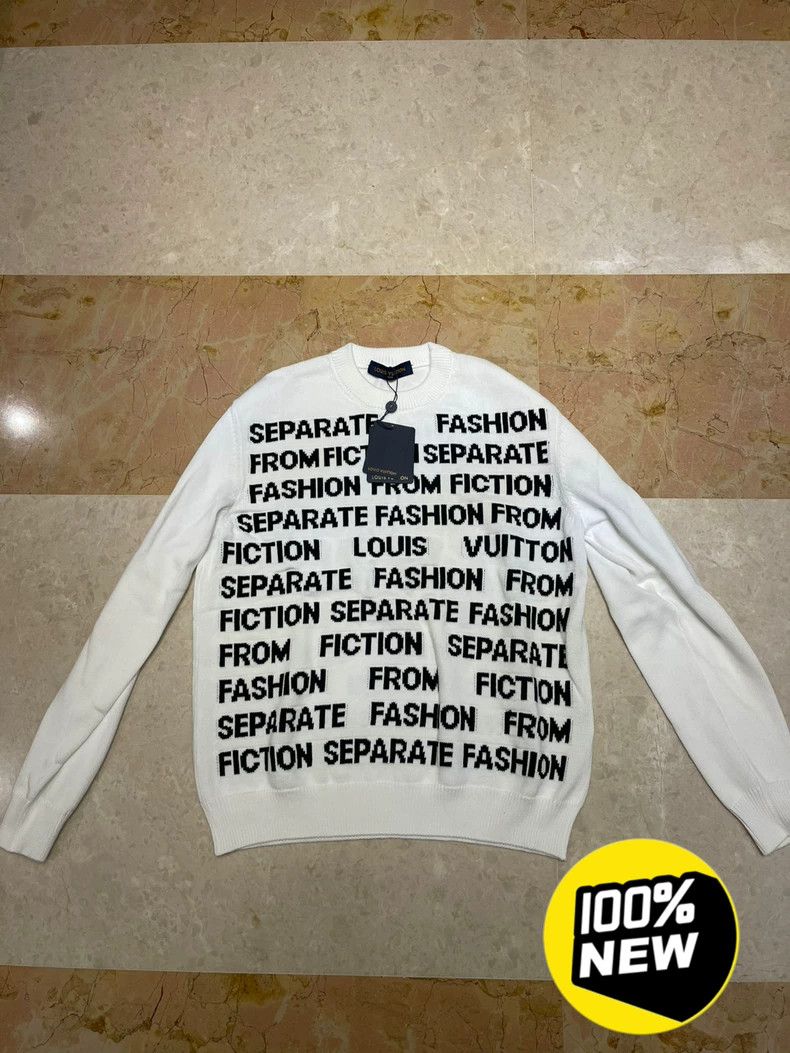 Louis Vuitton Louis Vuitton 21Ss New Letter Logo Sweater 2501-Nextarrow Size US M / EU 48-50 / 2 - 1 Thumbnail