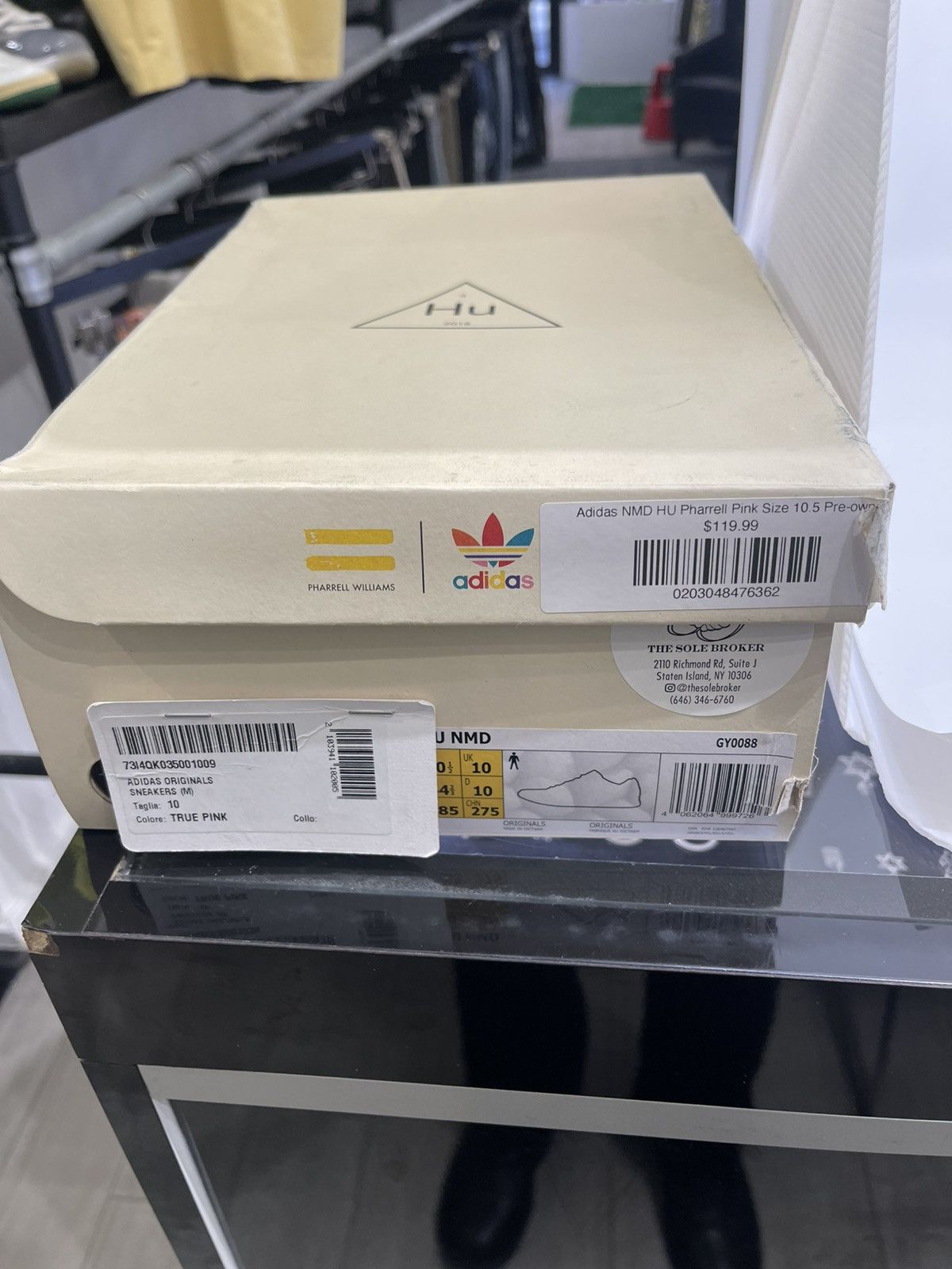 Adidas × Pharrell Size 10.5 - adidas Pharrell x NMD Human Race Pink Size US 10.5 / EU 43-44 - 9 Thumbnail