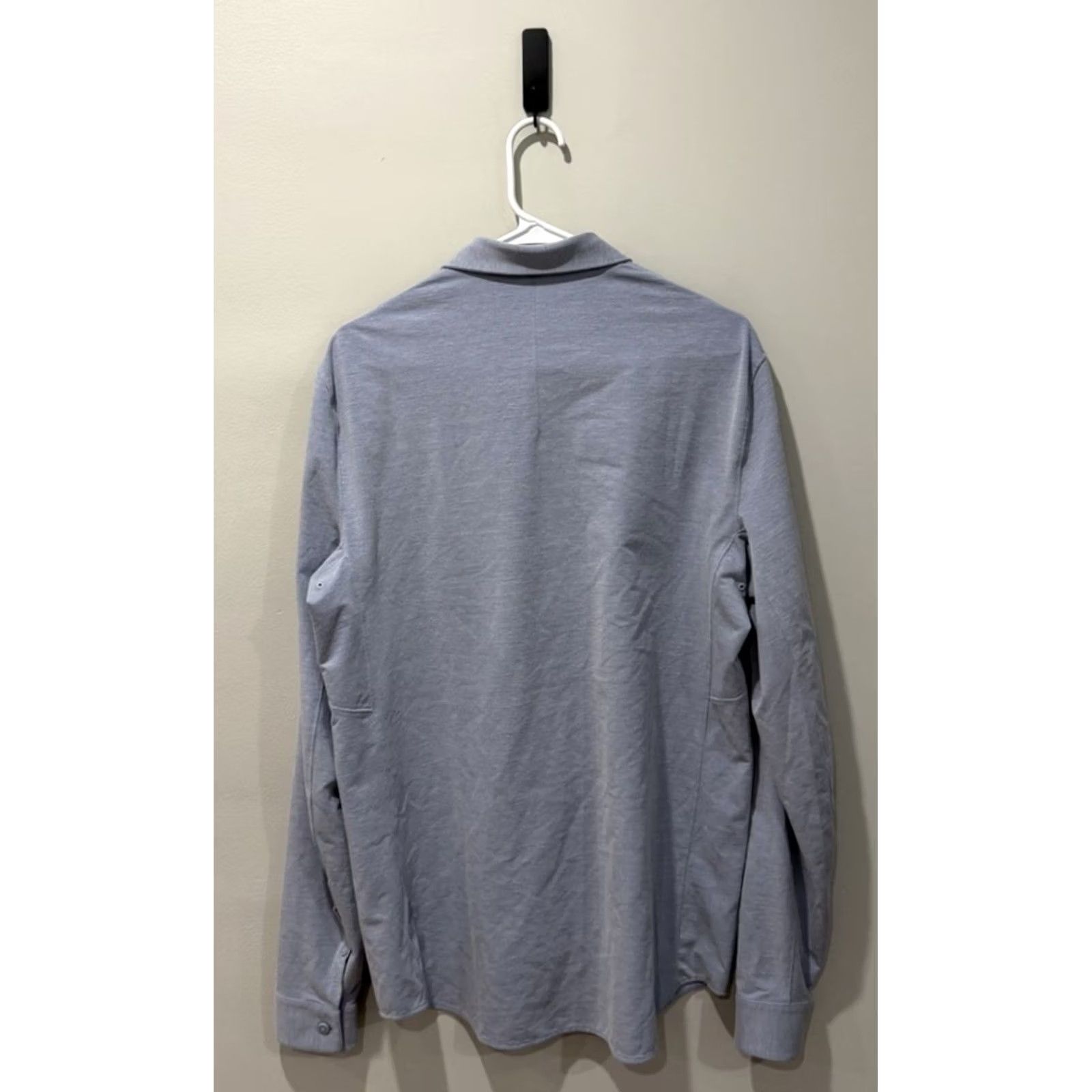 Lululemon Lululemon Commission Button Down Shirt Stretch Blue Men's Large Size US L / EU 52-54 / 3 - 2 Thumbnail