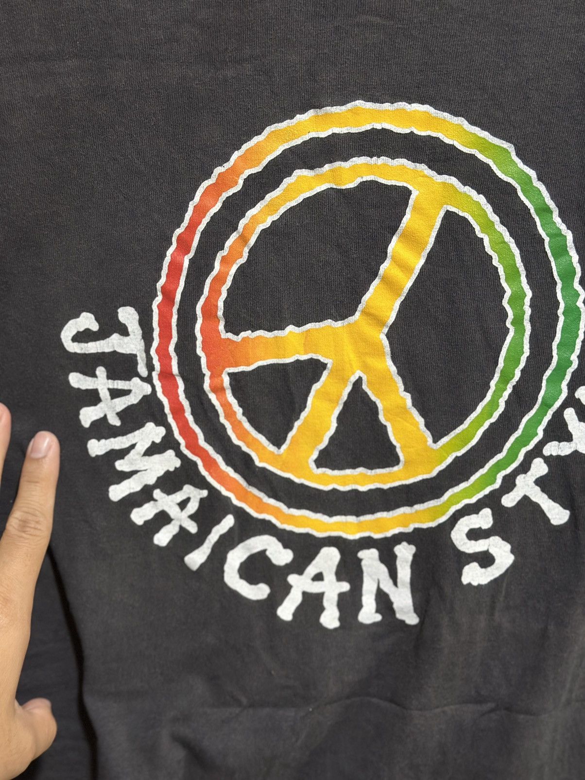Vintage Vintage Jamaican Style Faded Tee Size US XL / EU 56 / 4 - 7 Thumbnail