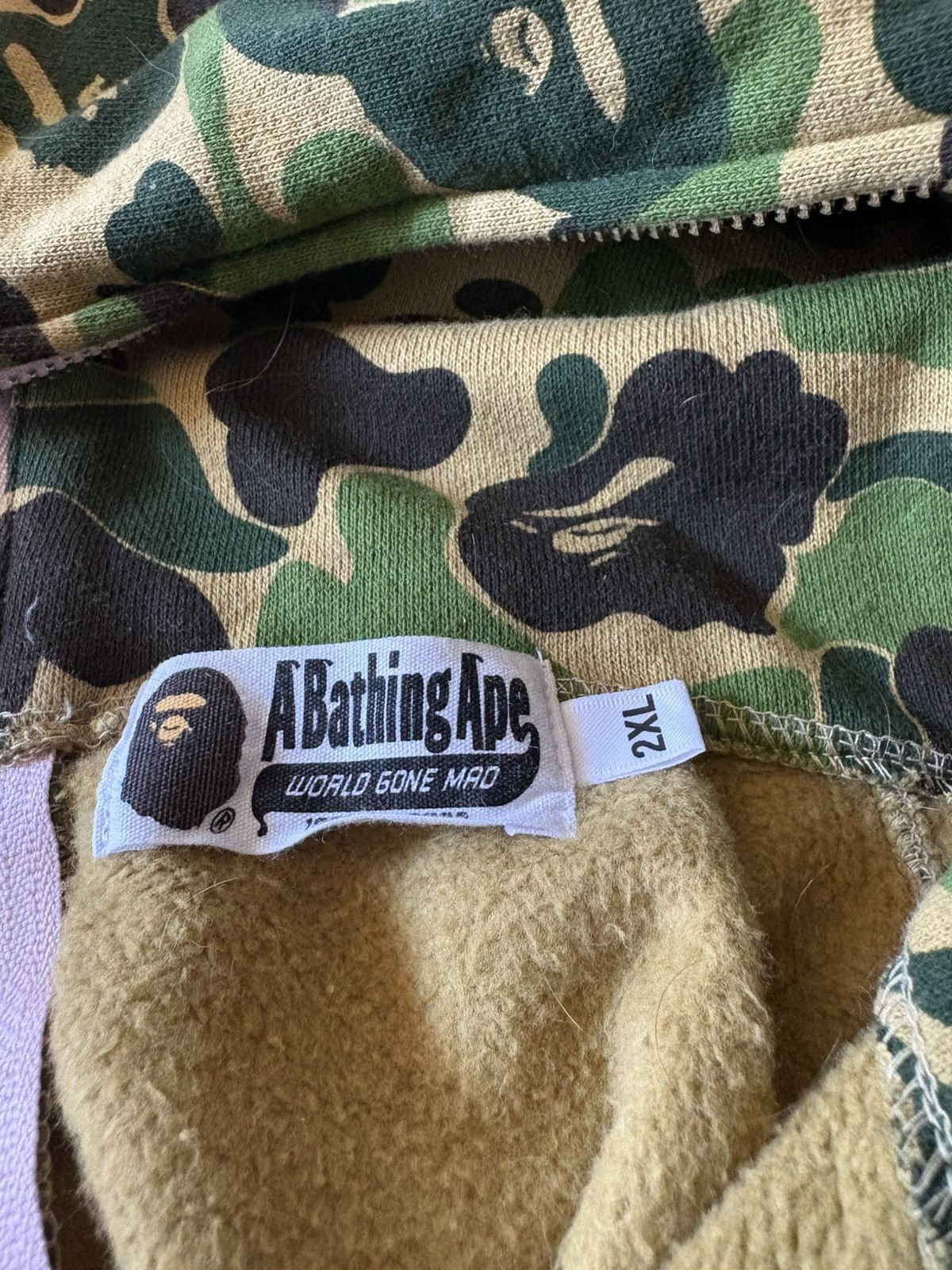 Bape Abc Camo Separate Shark Full Zip Hoodie Size US XXL / EU 58 / 5 - 6 Thumbnail