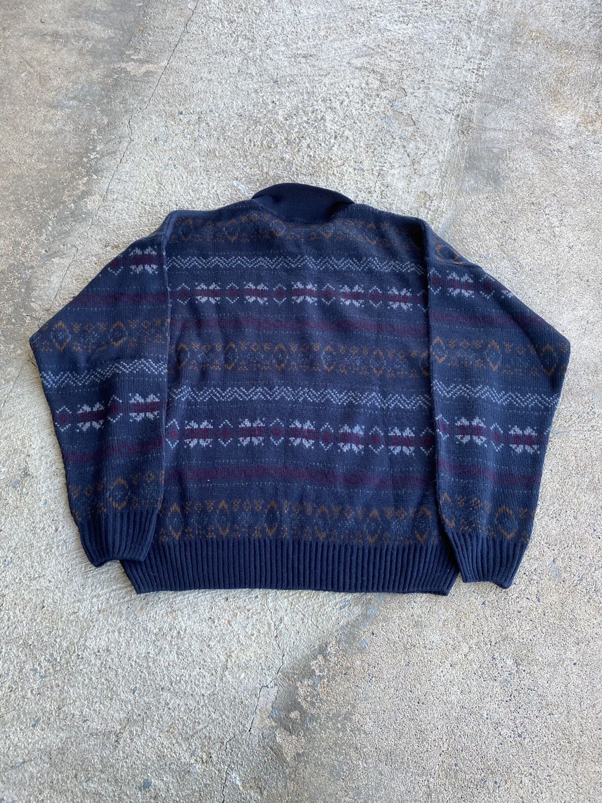 Coogi × Vintage Vintage 90’s Coogi Style Polo Oversized Baggy Sweater Size US L / EU 52-54 / 3 - 6 Thumbnail