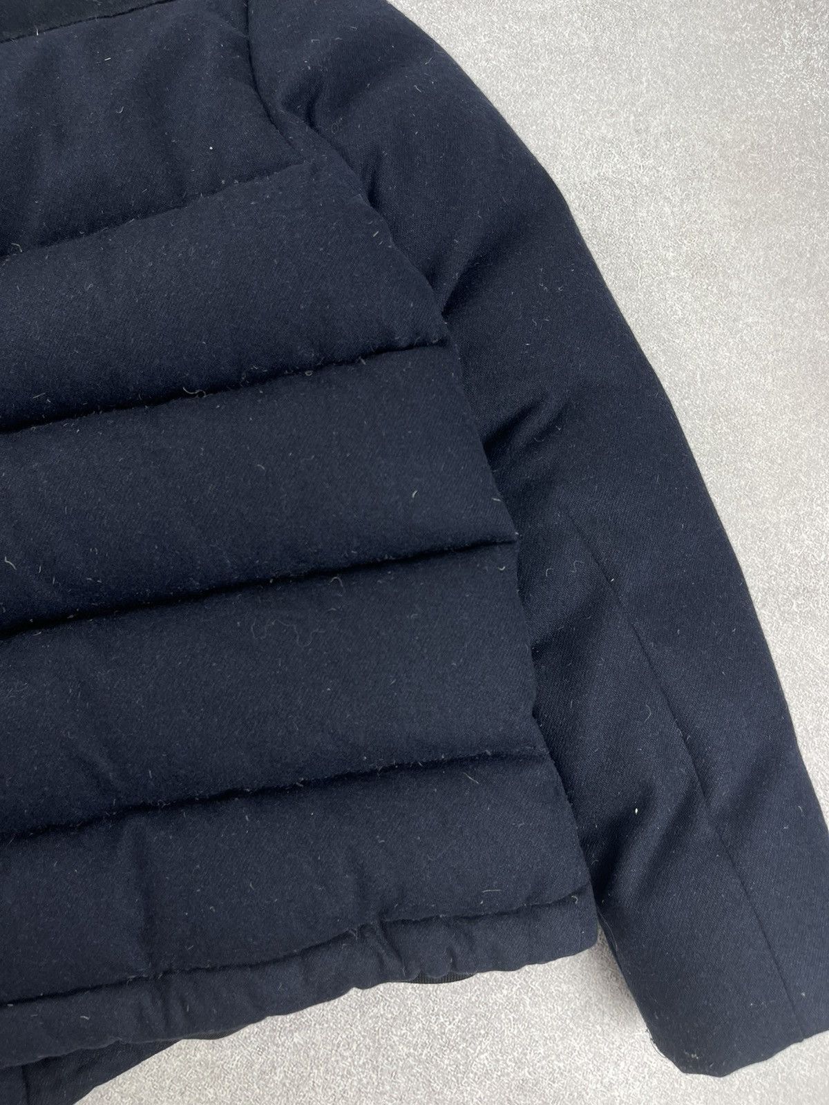 AMI AMI Alexandre Mattiussi Wool Down Jacket Navy Blue Size XL Size US XL / EU 56 / 4 - 14 Thumbnail