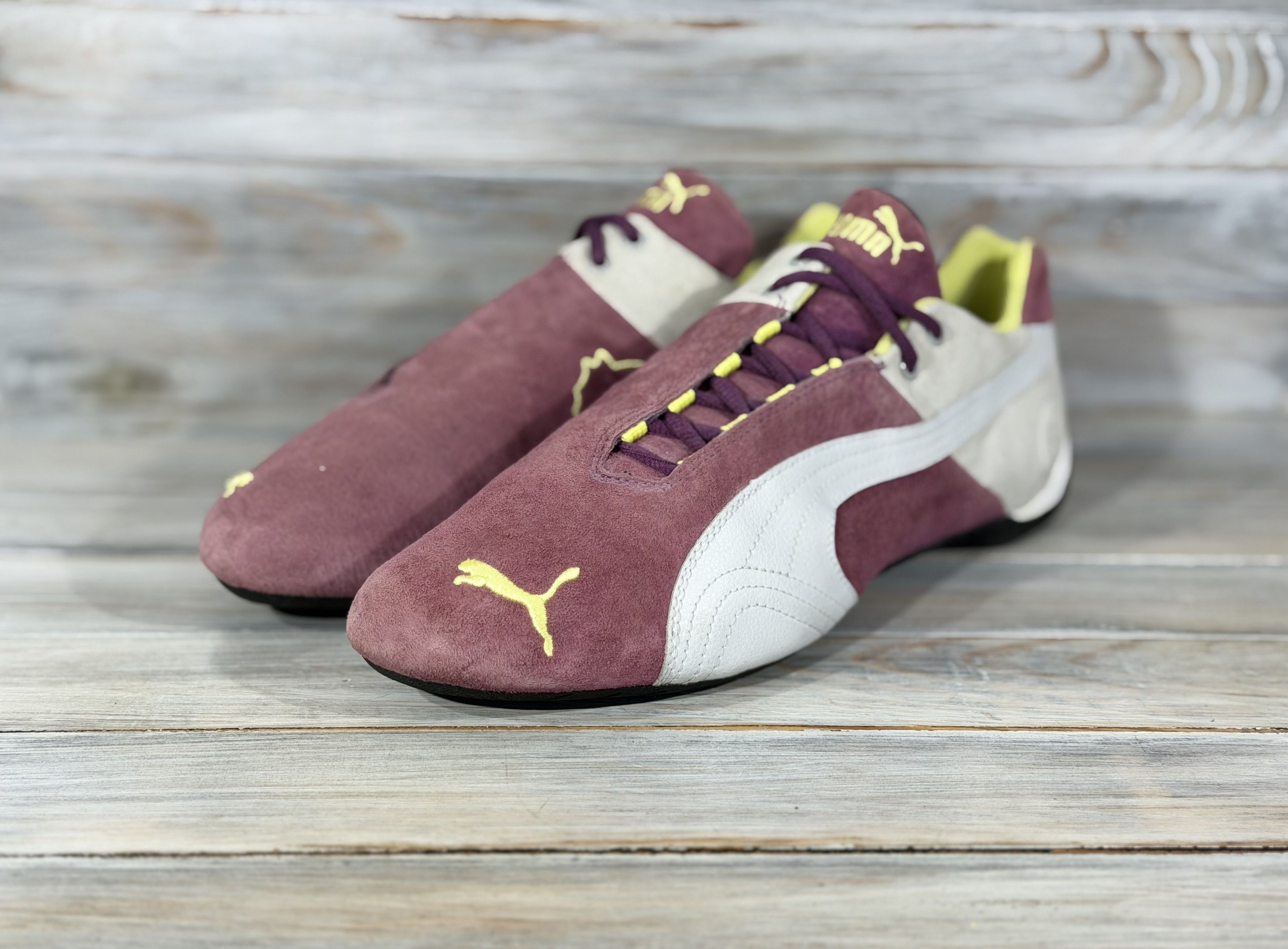 Puma PUMA Future Cat Low P Speedcat Suede Purple Vintage Sneakers Size US 12 / EU 45 - 20 Thumbnail