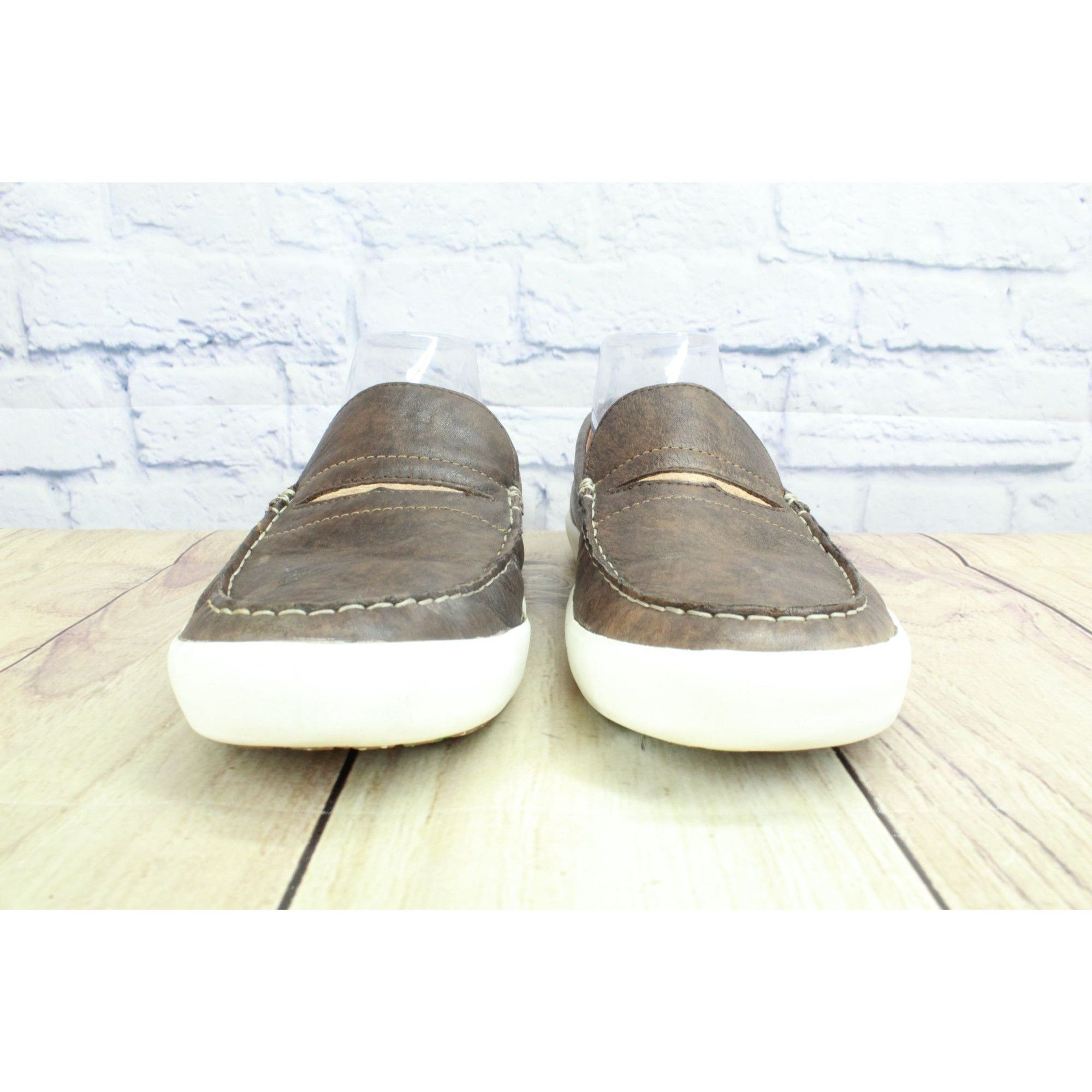 L.L. Bean LL Bean Men's Mountainville Shoes Penny Slip On Leather Brow Size US 8.5 / EU 41-42 - 4 Thumbnail