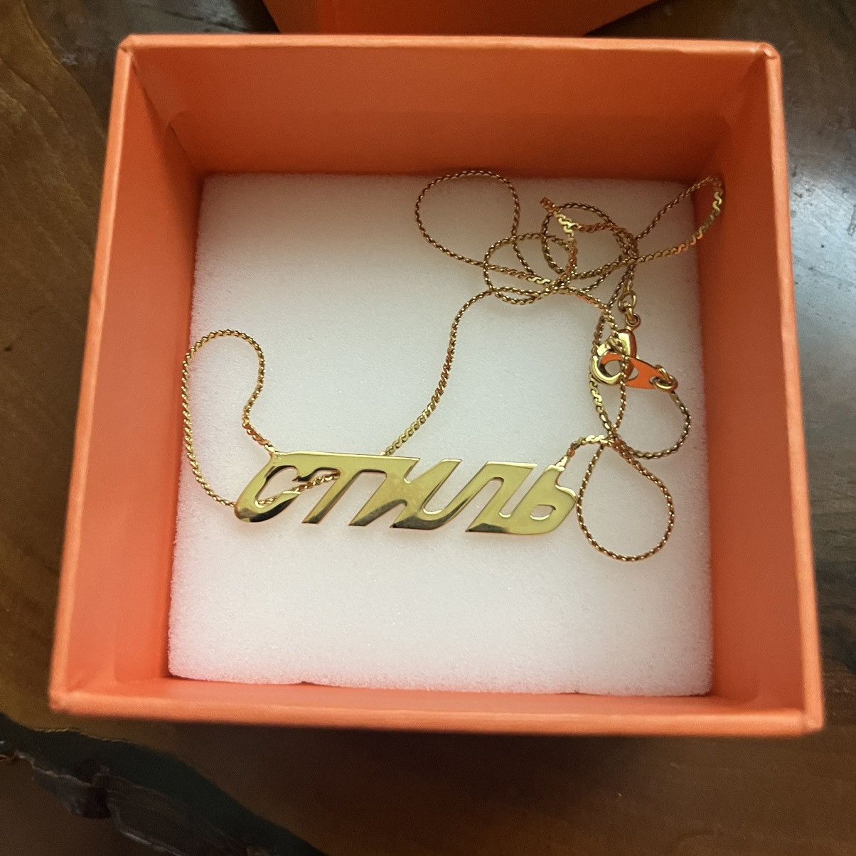 Heron Preston Gold Style Necklace Size ONE SIZE - 4 Thumbnail