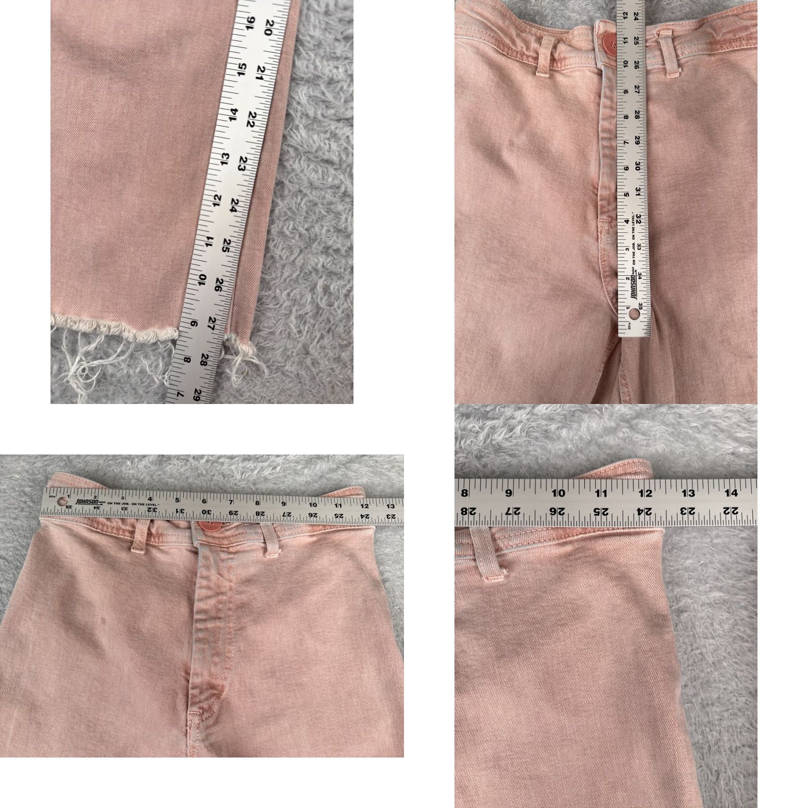 Zara Zara Jeans Women Pink Denim Wide Leg High Rise 2 24x28 Regular Cotton Blend 90s Womens Size 26" / US 2 / IT 38 - 8 Thumbnail