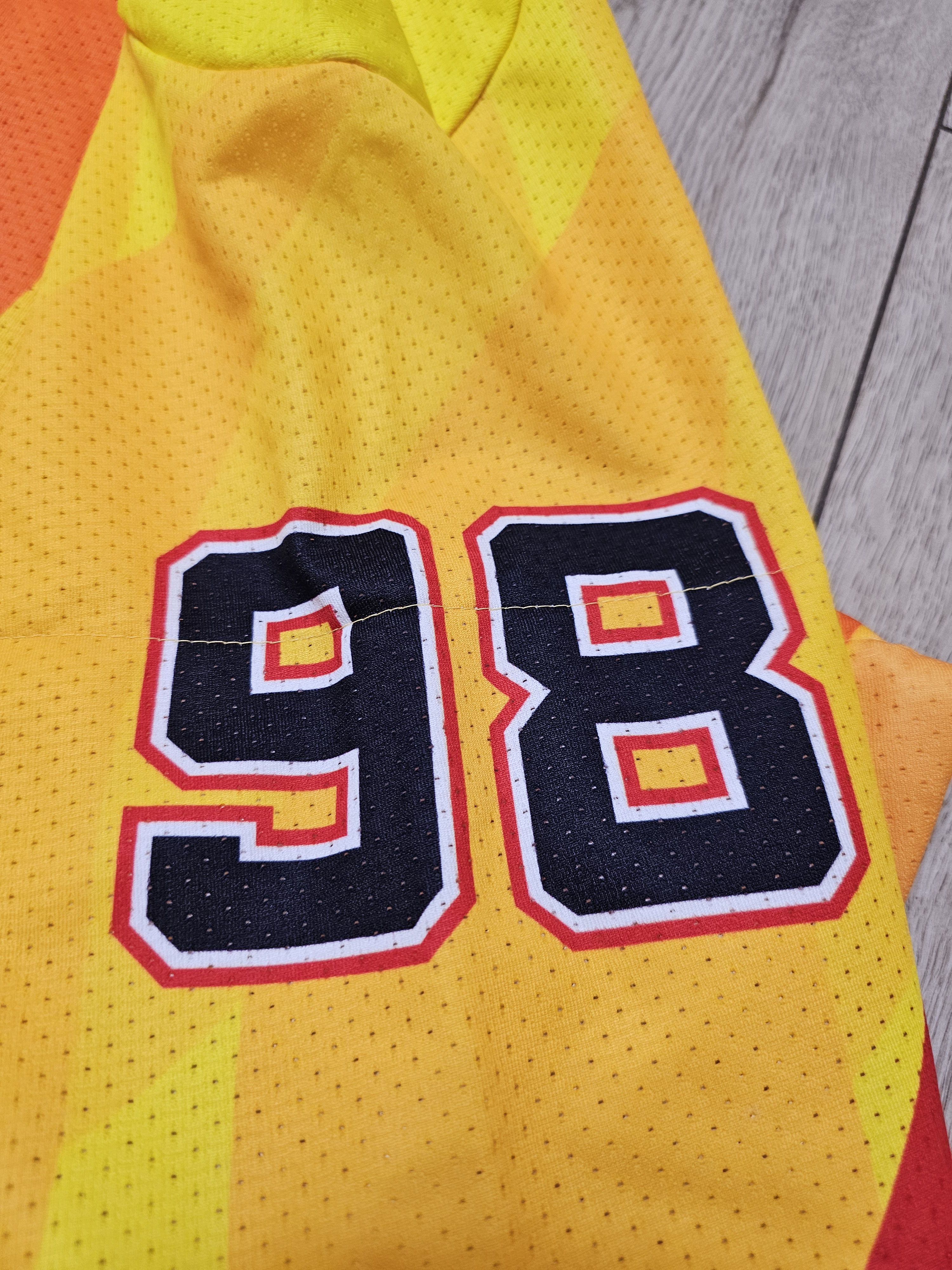 NHL BURNING WHEELS HOCKEY JERSEY BURNING WHEELS RACING Size US XXL / EU 58 / 5 - 7 Thumbnail