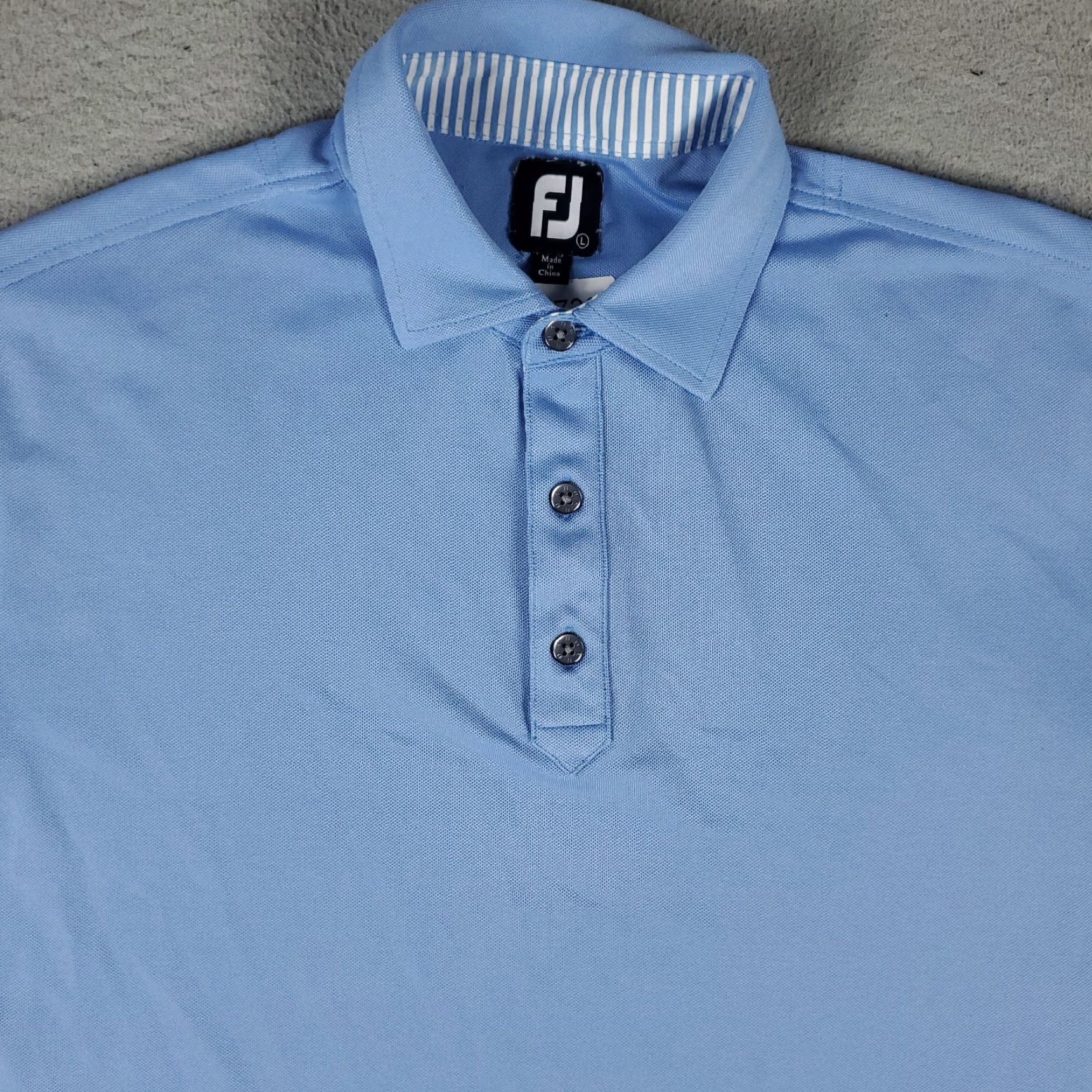 Footjoy FJ Polo Shirt Mens L Blue Polo Shirt Polo Shirt Mens L Blue 90s Sports Size US L / EU 52-54 / 3 - 2 Thumbnail