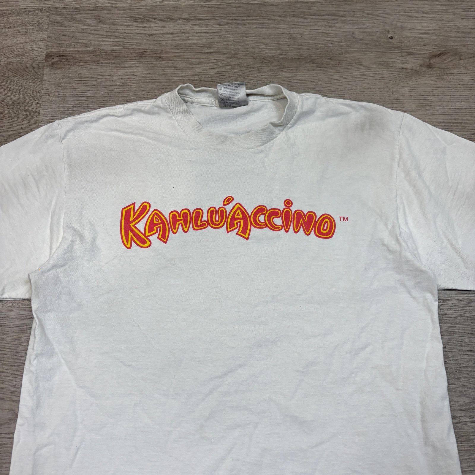 Vintage Vintage 90s Kahluaccino Single Stitch T Shirt Men's Large Size US L / EU 52-54 / 3 - 2 Thumbnail