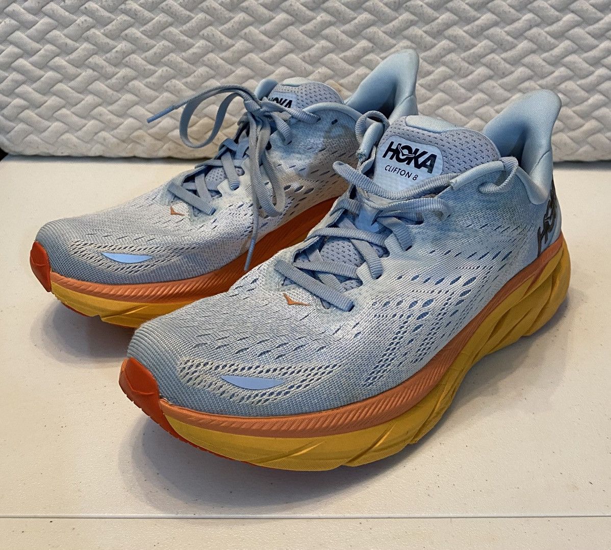 Hoka HOKA ONE ONE Clifton 8 'Summer Song Ice Flow' 10B Size US 10 / IT 40 - 12 Thumbnail
