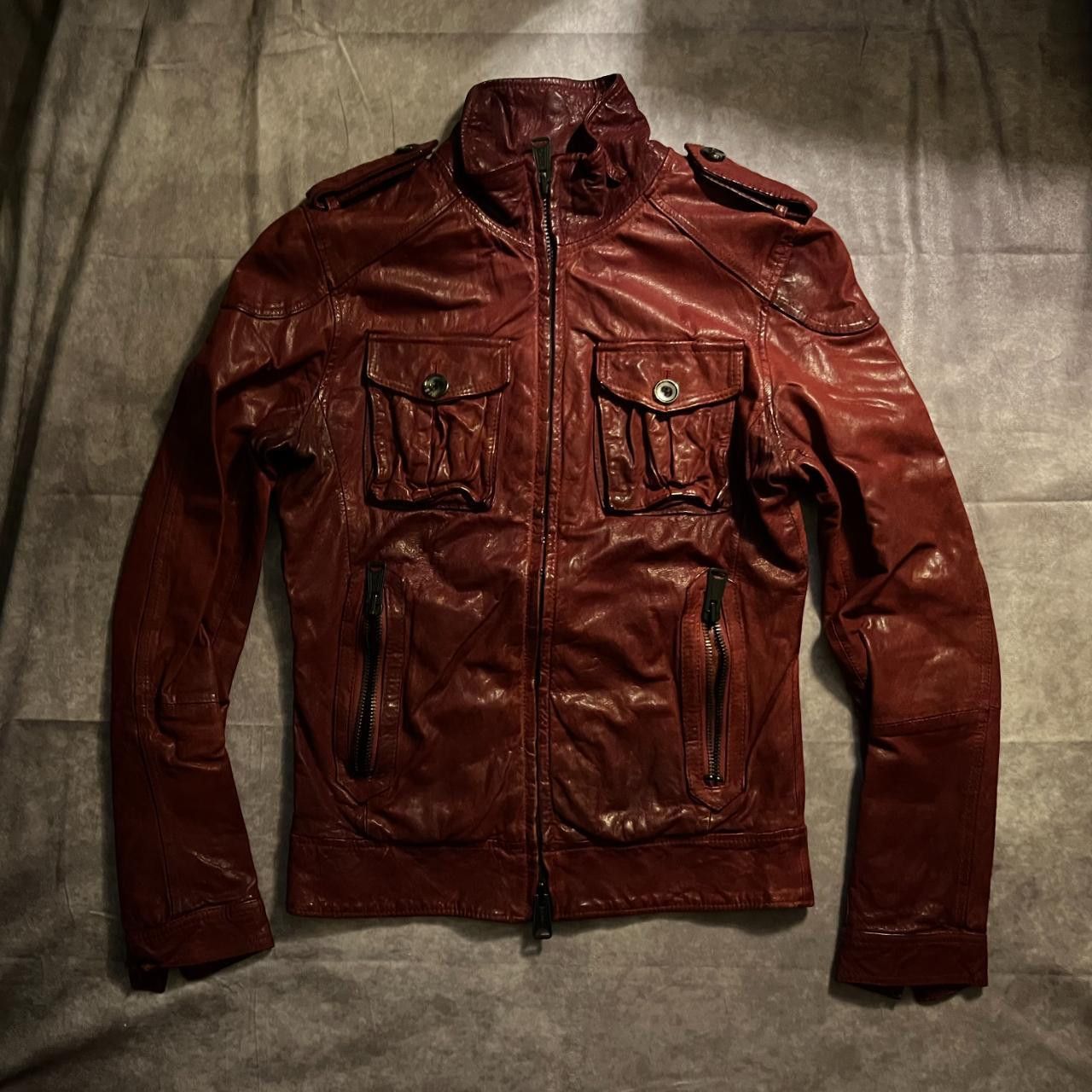 酢*様 Baffalo Bobs gimmick leather jacket Men's BUFFALO BOBS Leather Jackets | Grailed