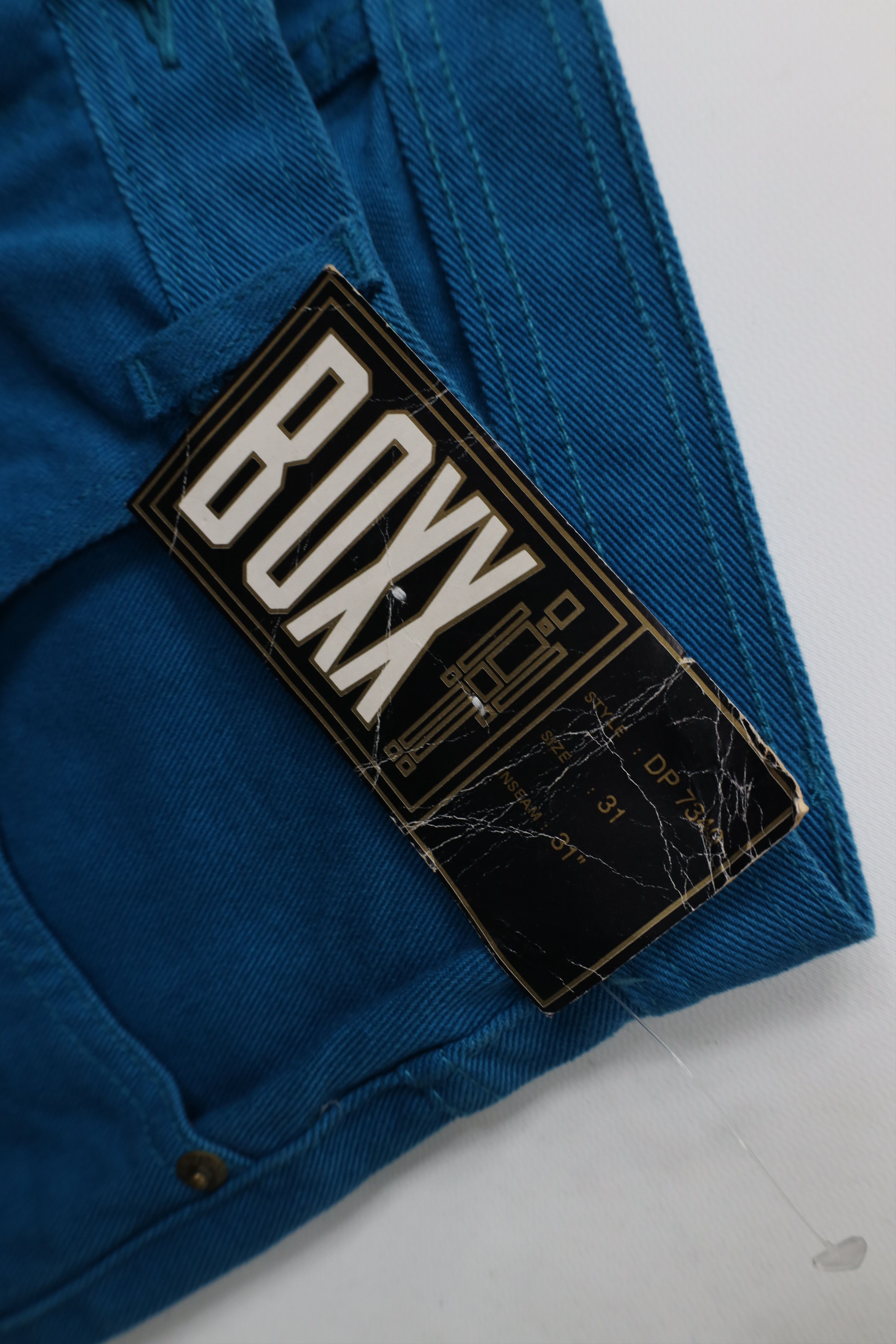 Vintage Deadstock Vintage 90s Streetwear Fit Denim Jenas Blue Size US 31 - 6 Thumbnail
