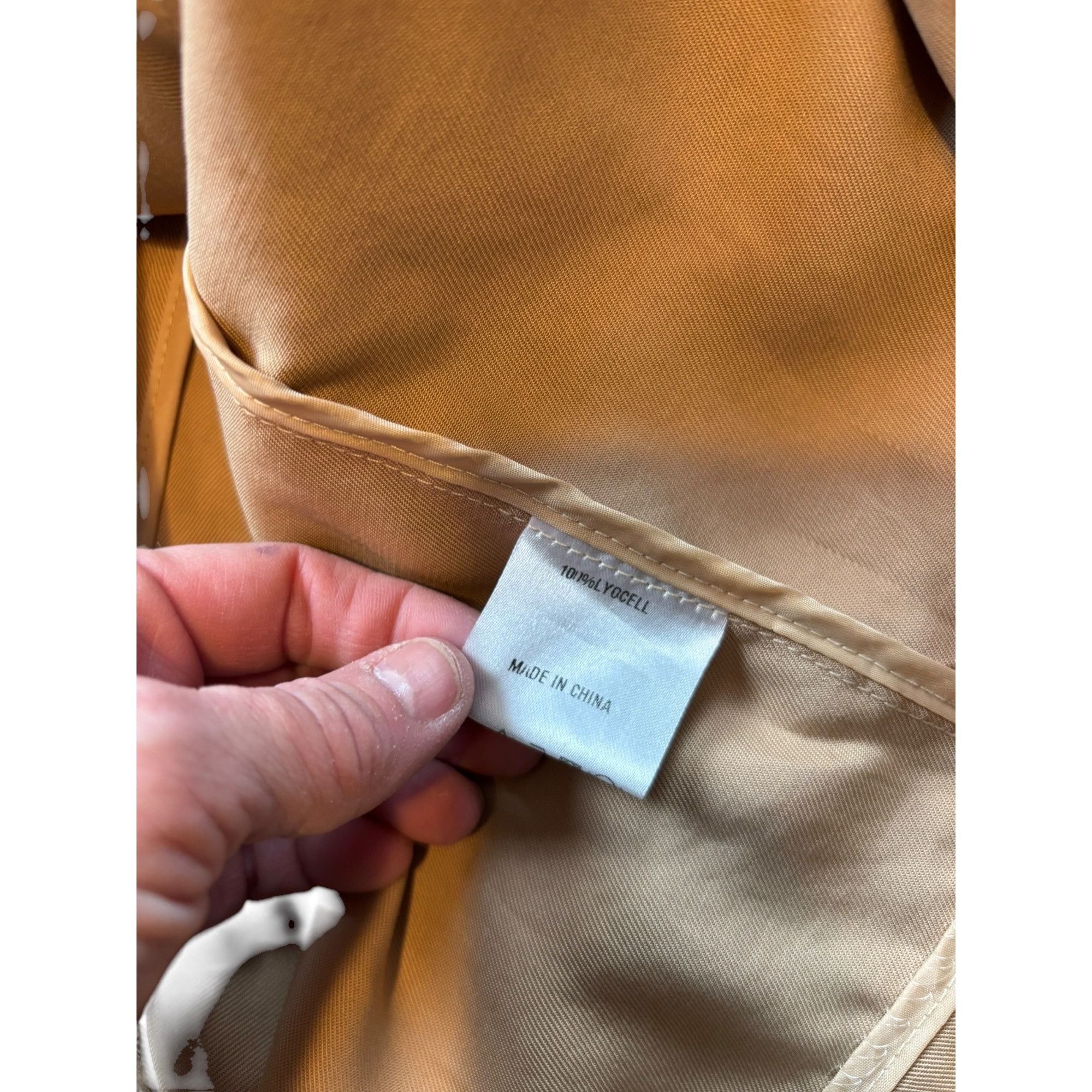 Other NAAVAA Womens Double-Breasted Trench Coat Beige Medium Size M / US 6-8 / IT 42-44 - 7 Thumbnail
