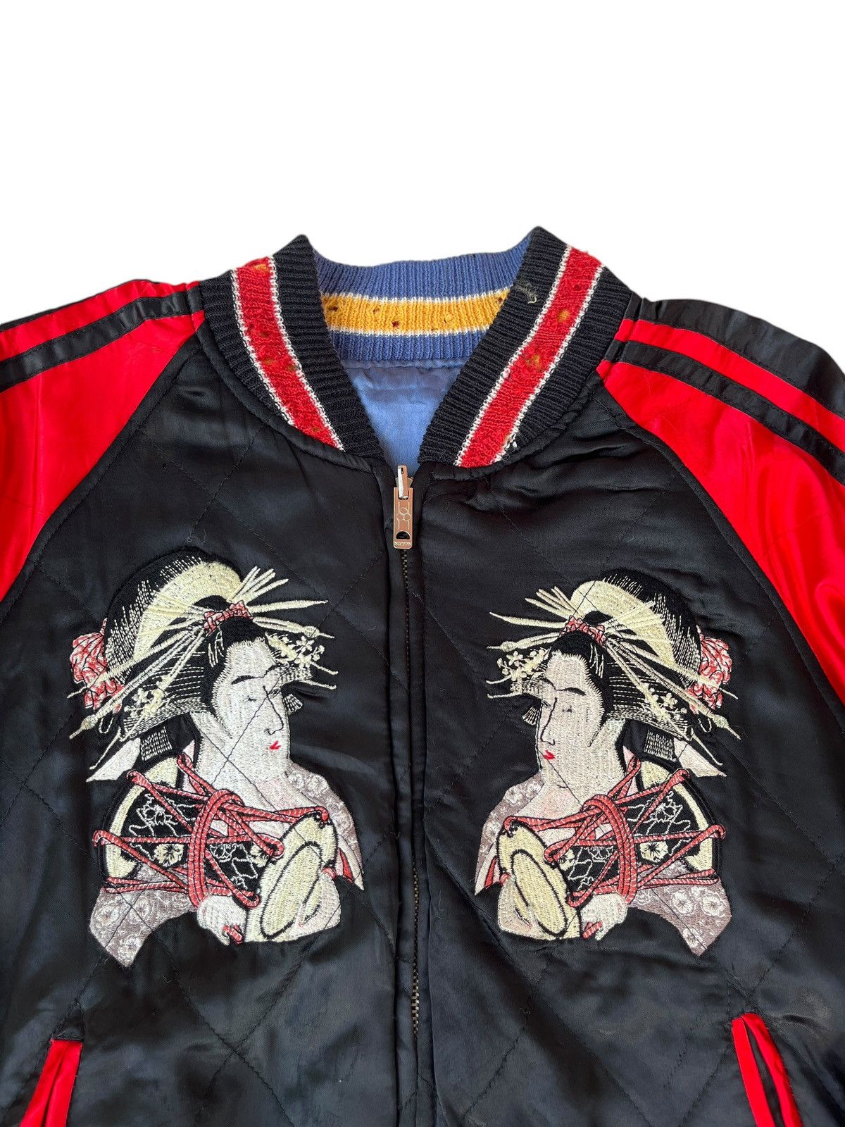 Japanese Brand × Vintage VTG Sukajan Revisible Jacket Size US S / EU 44-46 / 1 - 11 Thumbnail