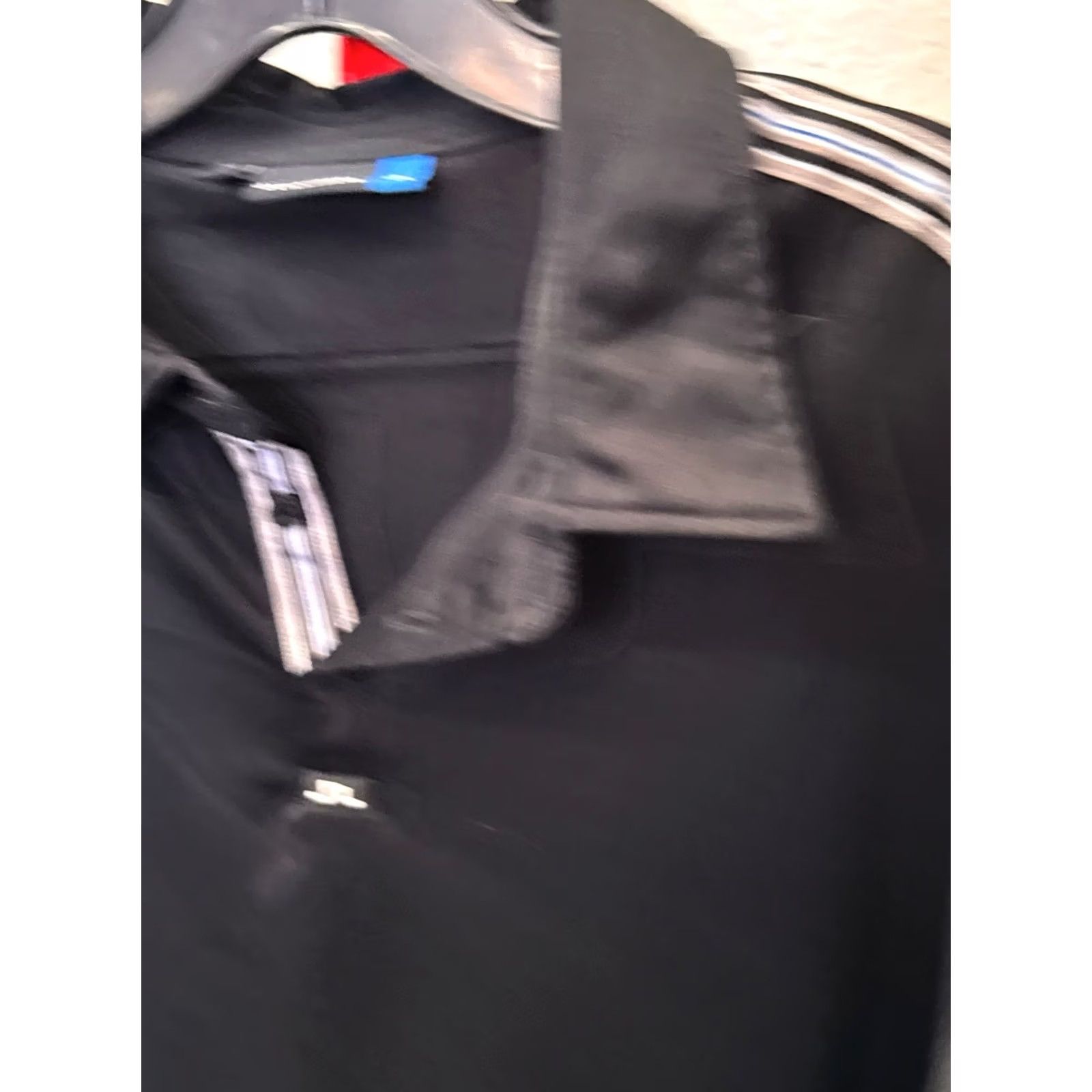 J.Lindeberg J Lindeberg POLO SHIRT Black Stripe Poly XL Mens Size US XL / EU 56 / 4 - 2 Thumbnail