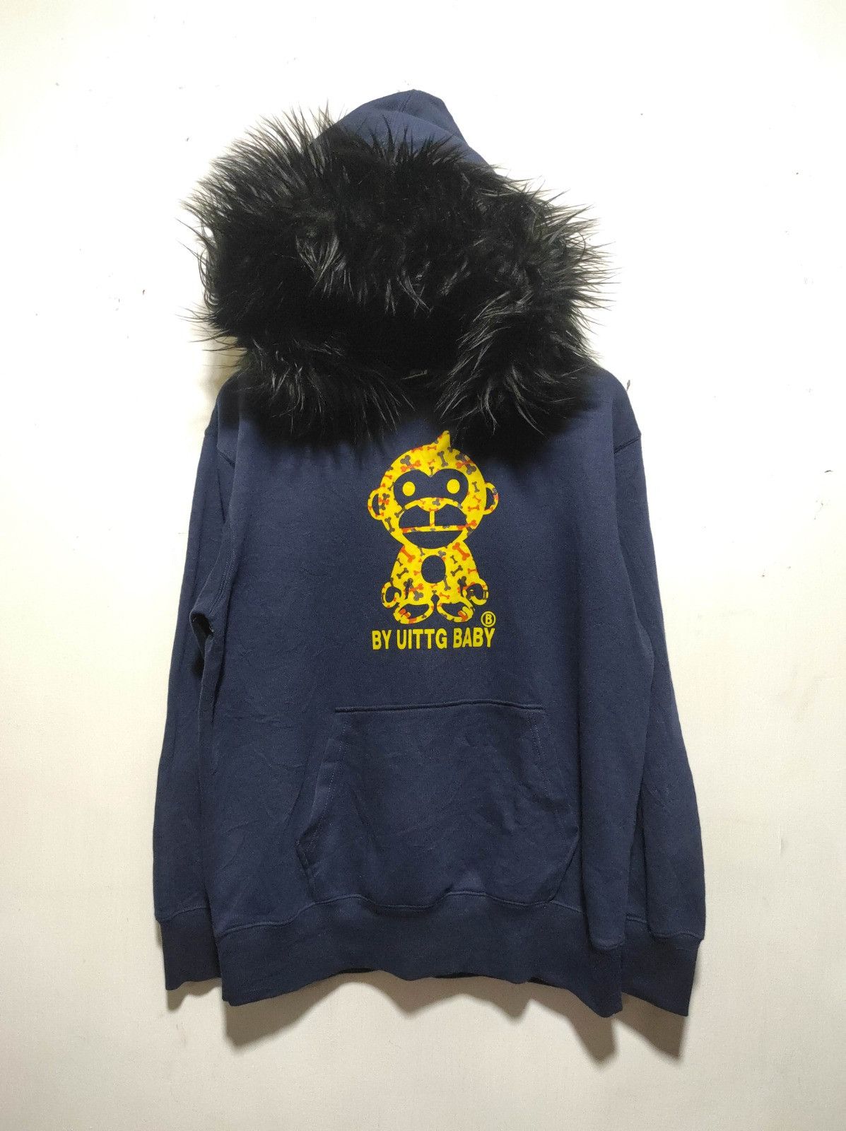 Japanese Brand Uittg Baby fur hoodie ifsix LGB style Size US L / EU 52-54 / 3 - 3 Thumbnail