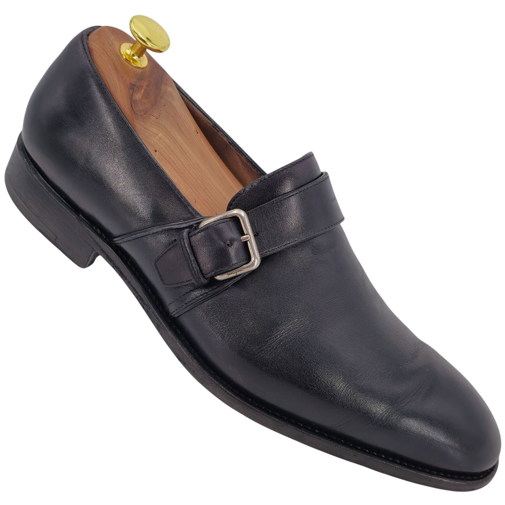 Salvatore Ferragamo vtg men’s leather loafers 8.5 80s Vintage Salvatore Ferragamo Leather Loafers - Size 8.5  main image 3